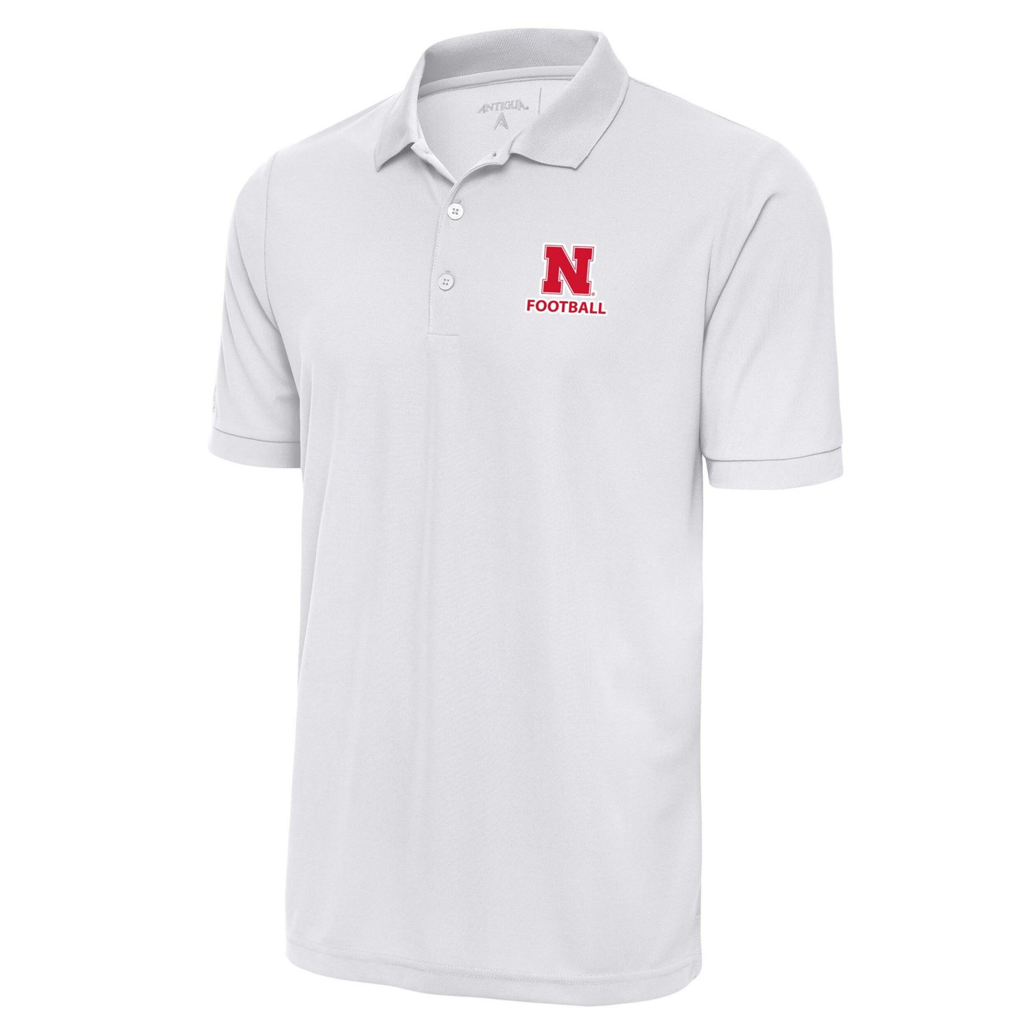 Antigua Nebraska Huskers Football Big Tall Legacy Pique Polo Academy