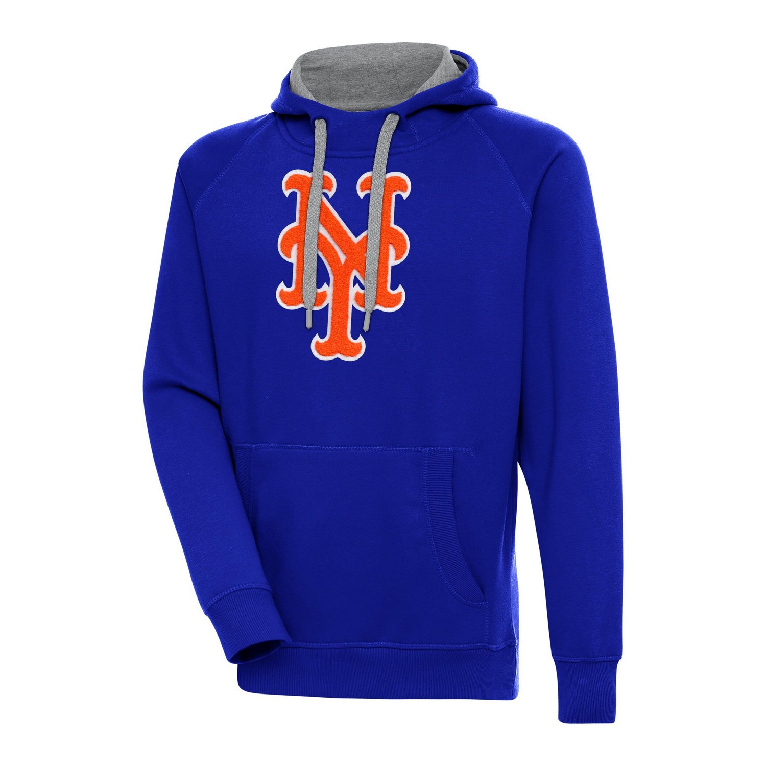 Antigua New York Mets Victory Chenille Pullover Hoodie