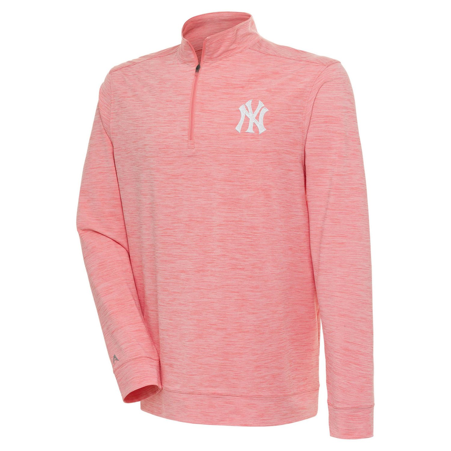 Antigua New York Yankees Bright Quarter-Zip Pullover Top