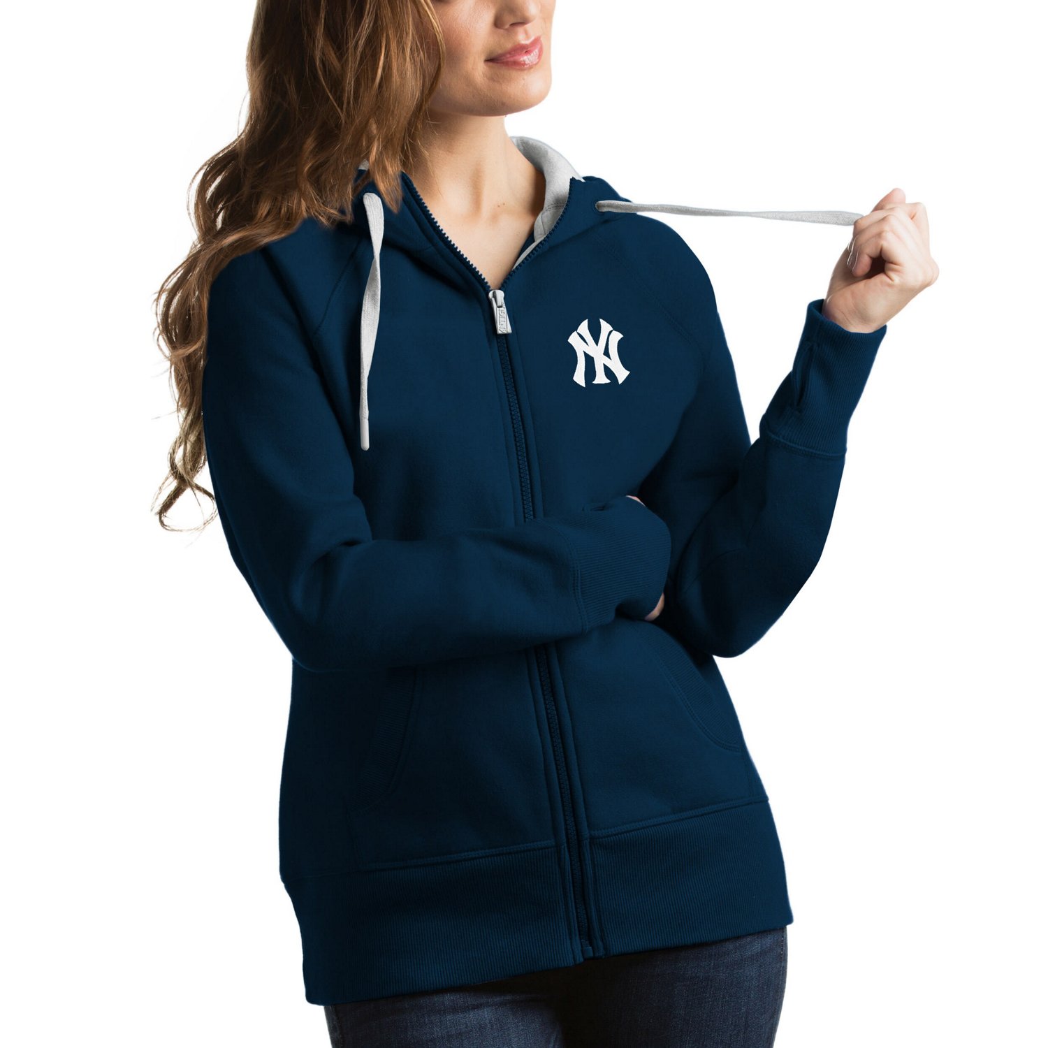Antigua New York Yankees Victory Full-Zip Hoodie - view number 1
