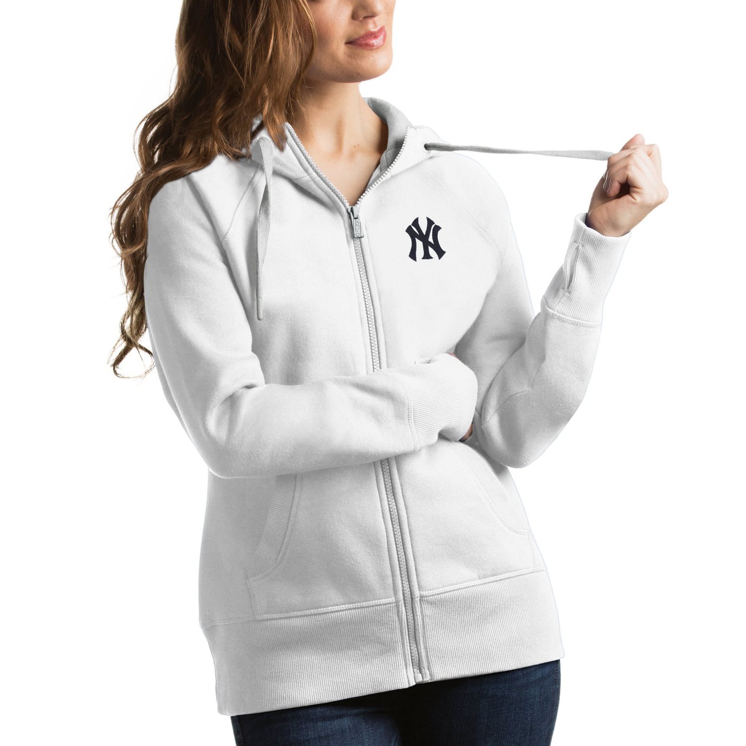Antigua New York Yankees Victory Full-Zip Hoodie - view number 1