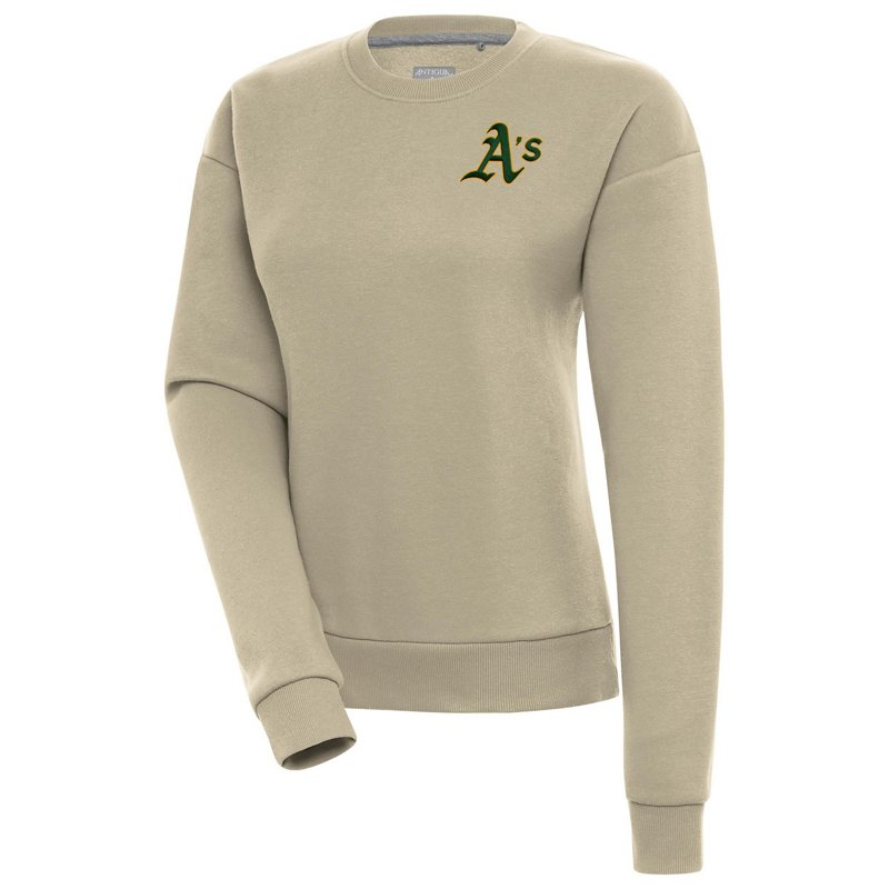 Antigua Oakland Athletics Victory Pullover Sweatshirt