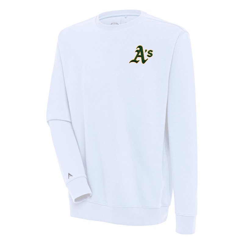 Antigua Oakland Athletics Victory Pullover Sweatshirt