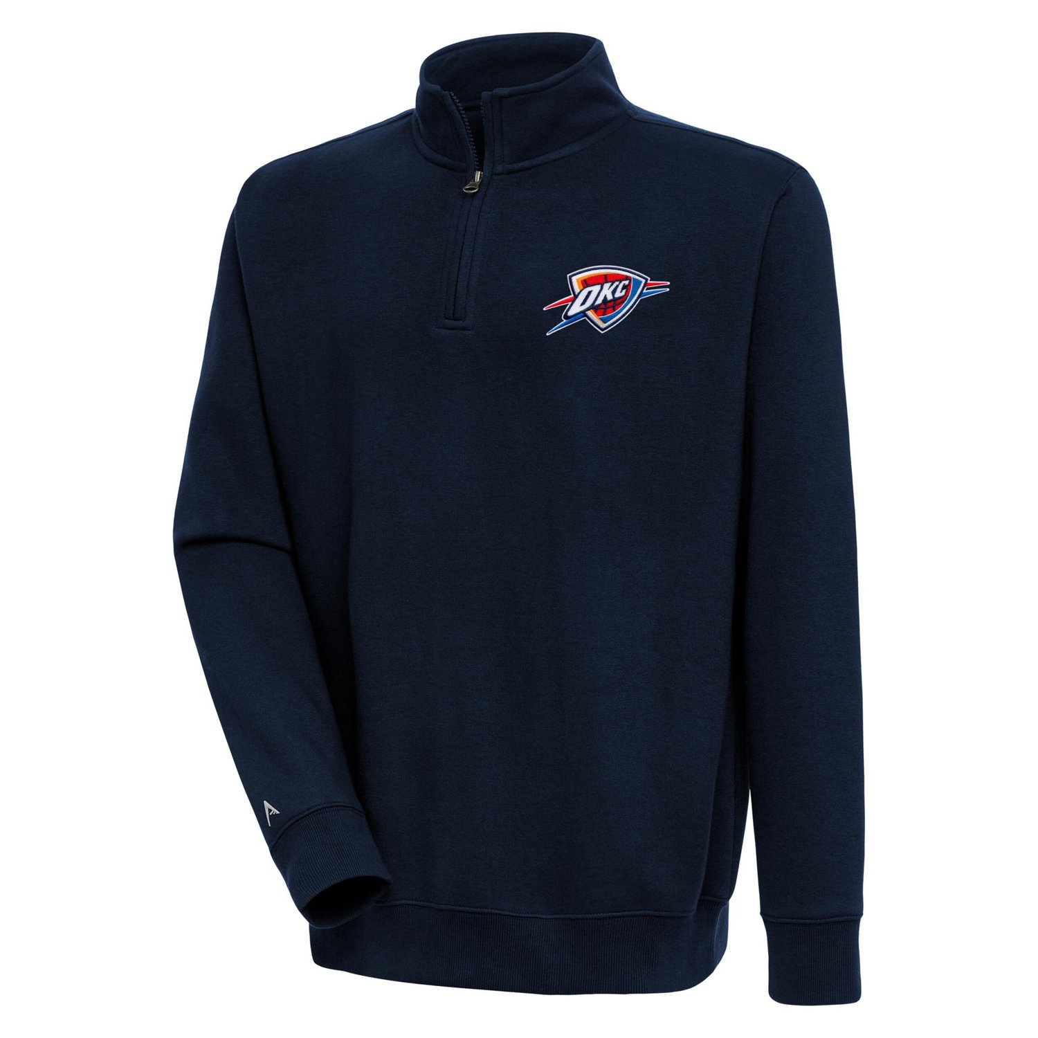 Antigua Oklahoma City Thunder Victory Quarter-Zip Pullover Top                                                                   - view number 1
