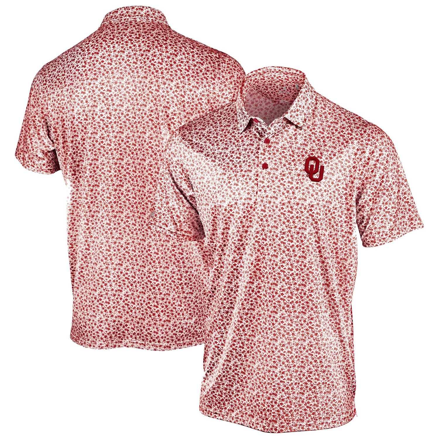 Antigua Oklahoma Sooners Flourish Polo