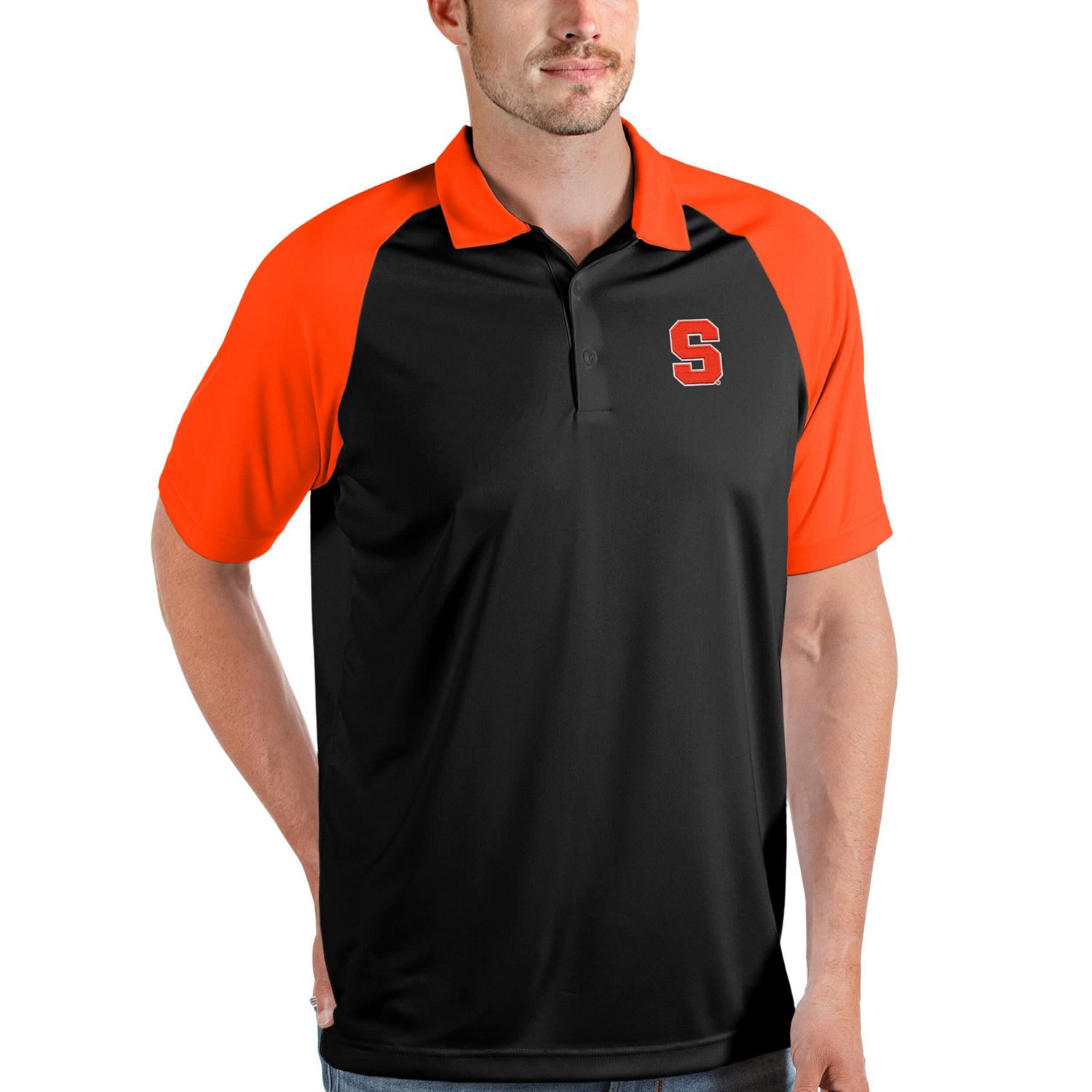 Antigua /Orange Syracuse Orange Nova Polo