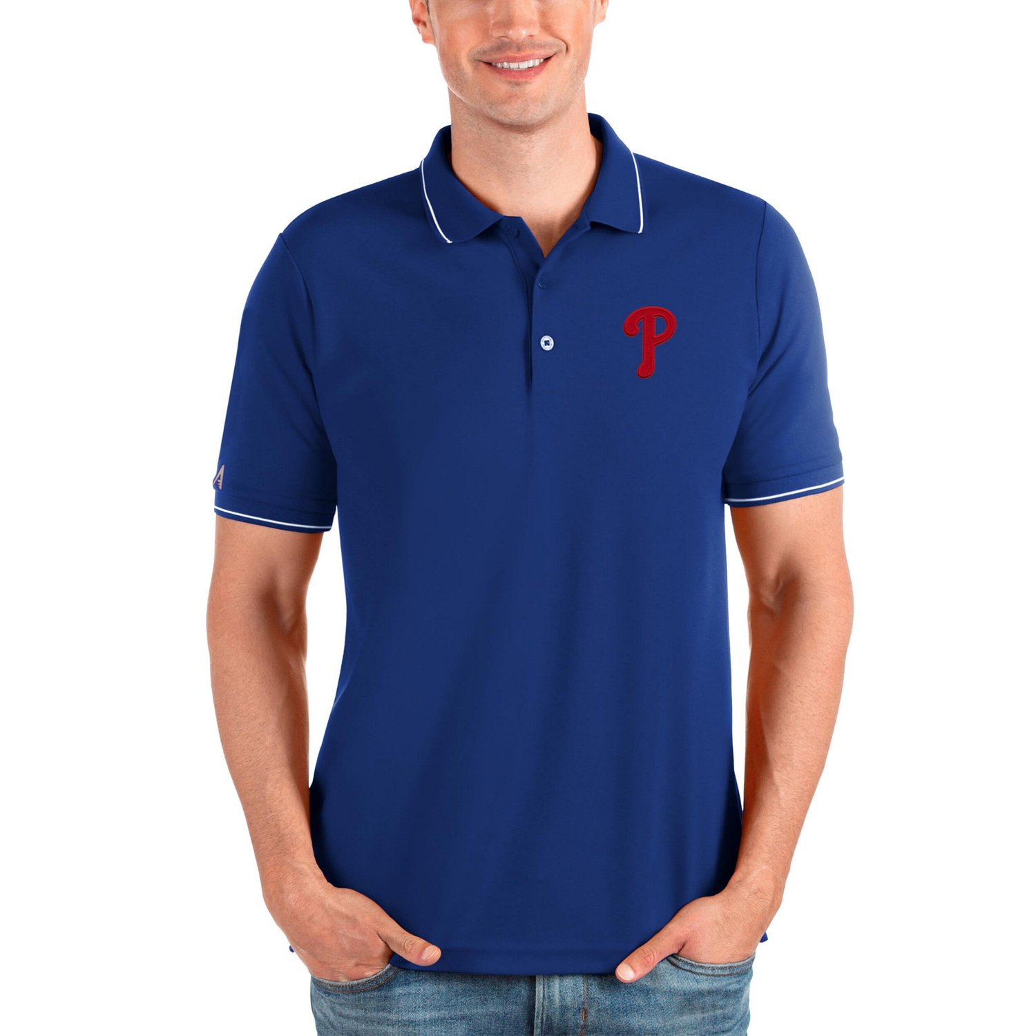 Antigua Philadelphia Phillies Affluent Polo