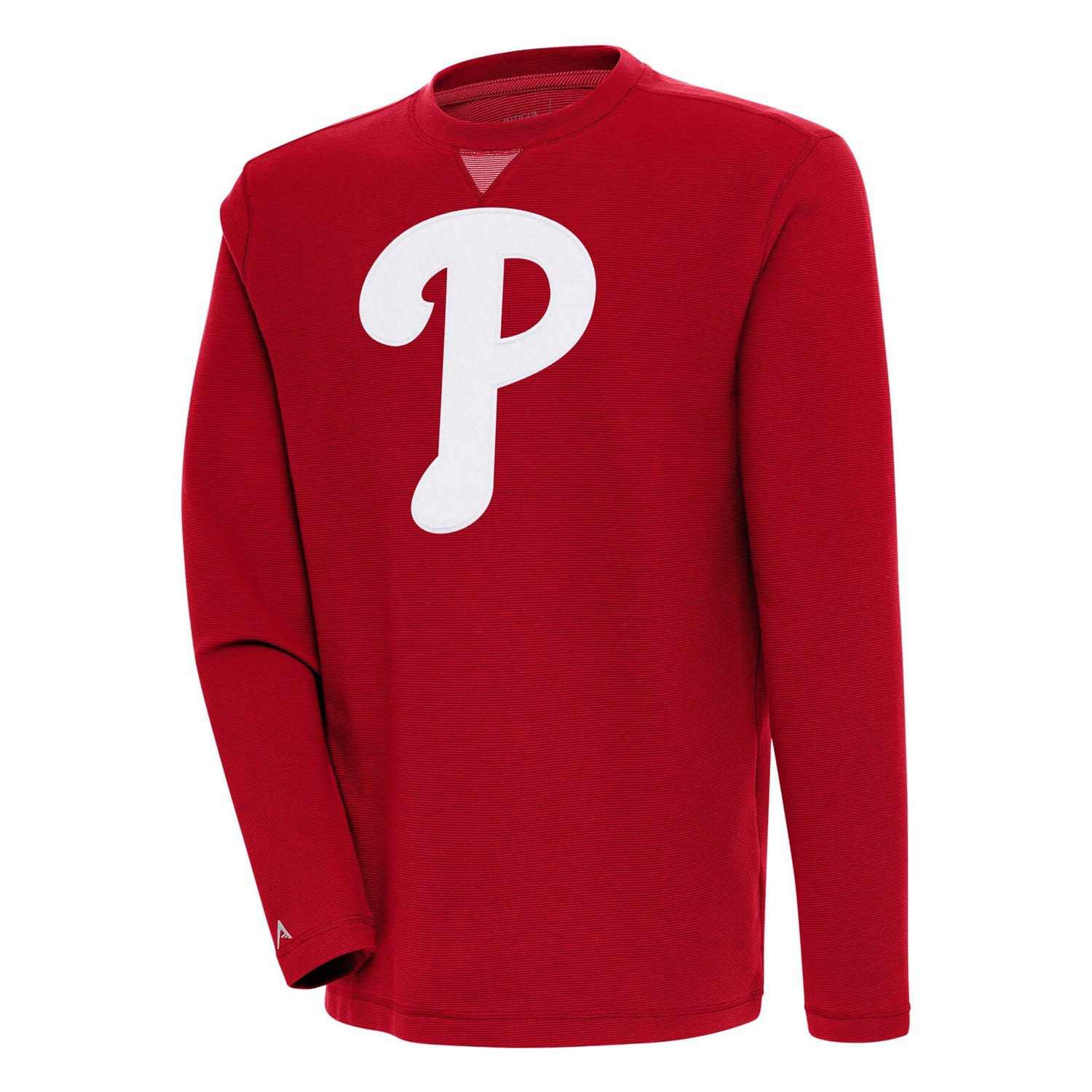 Antigua Philadelphia Phillies Flier Bunker Pullover Sweatshirt