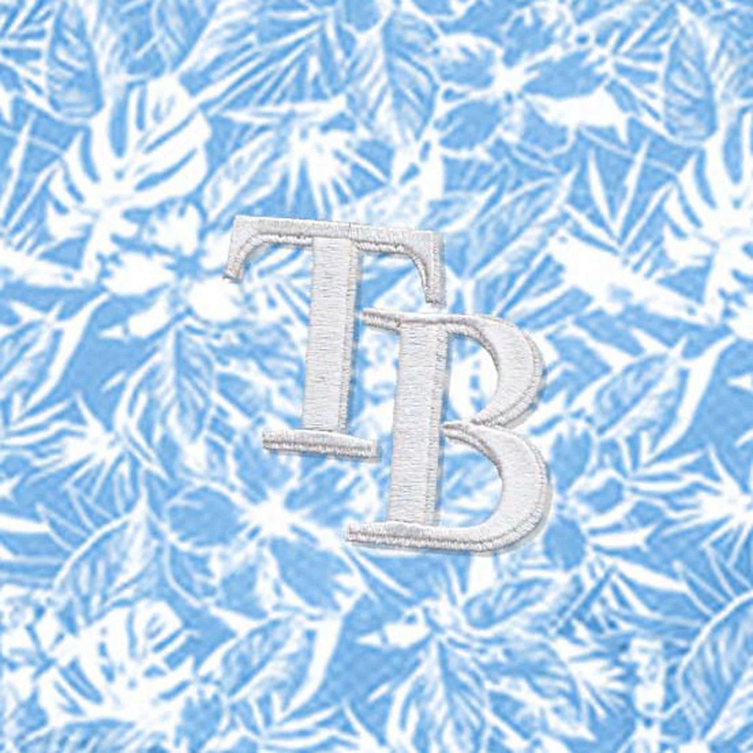 Antigua Powder Tampa Bay Rays Resort Button-Up Shirt - view number 4