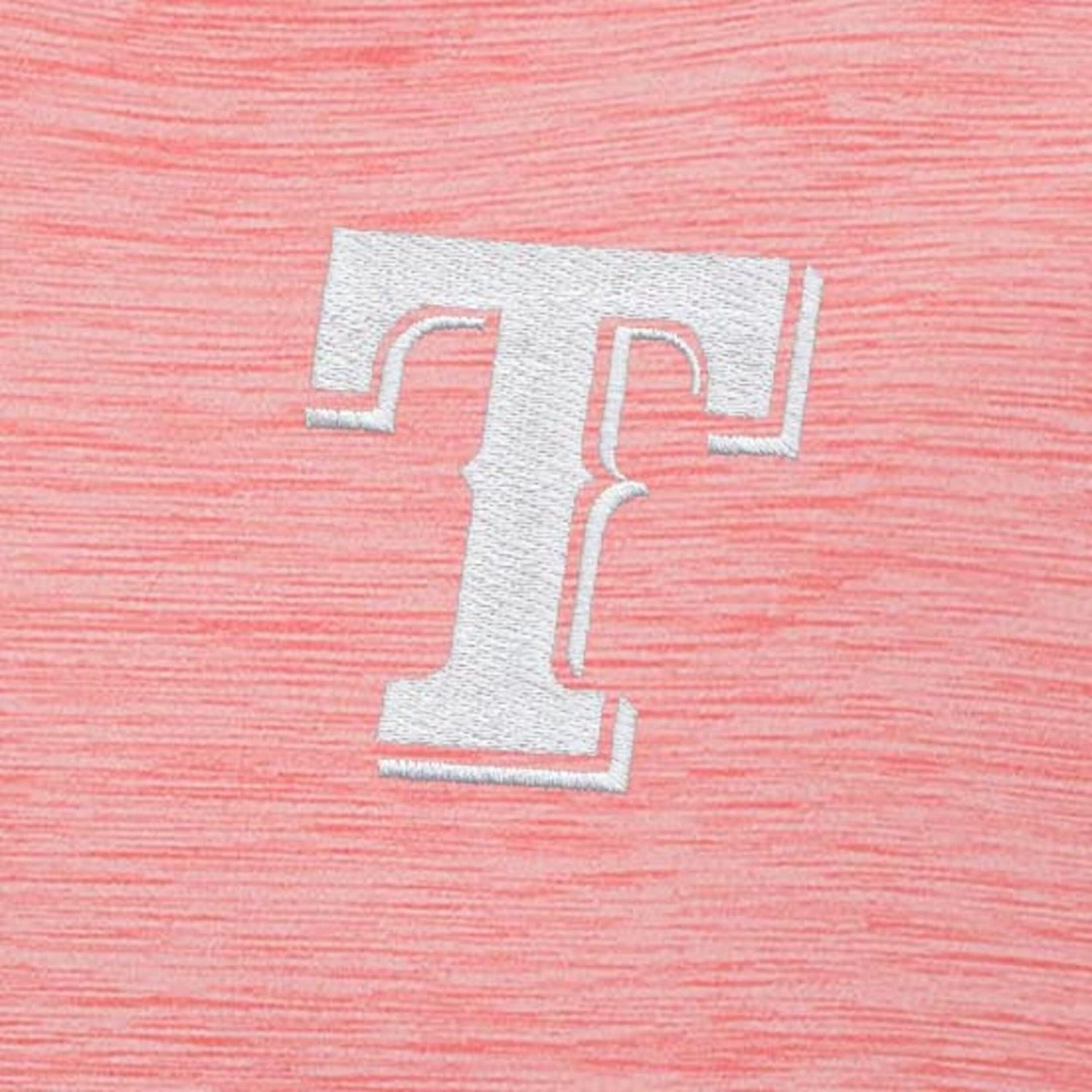 Antigua Powder Texas Rangers Bright Quarter-Zip Pullover Top