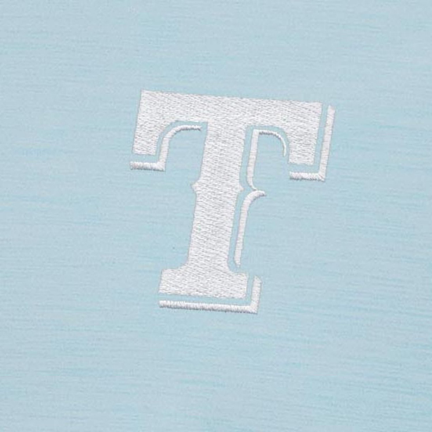 Antigua Powder Texas Rangers Bright Quarter-Zip Pullover Top