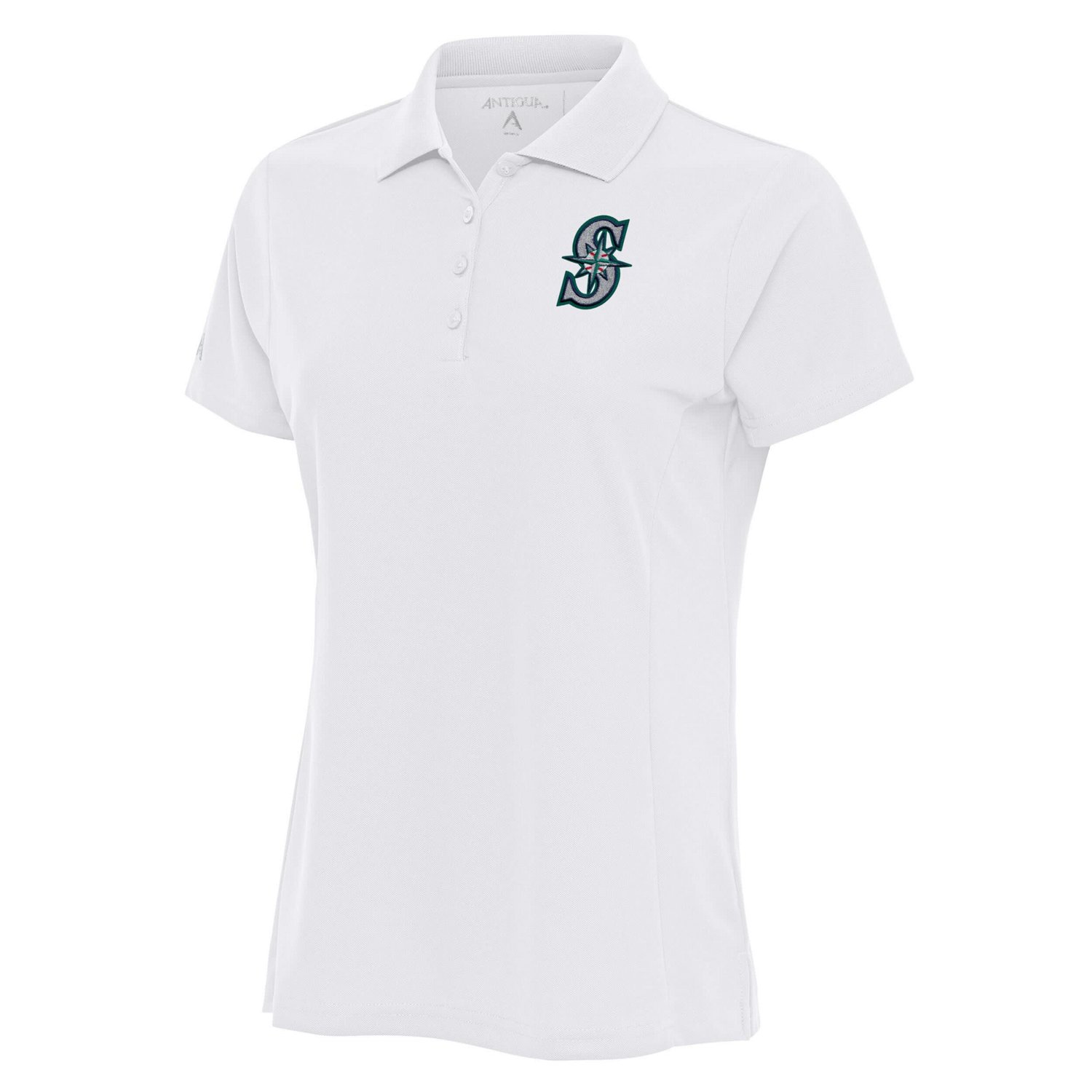 Antigua Seattle Mariners Logo Legacy Pique Polo