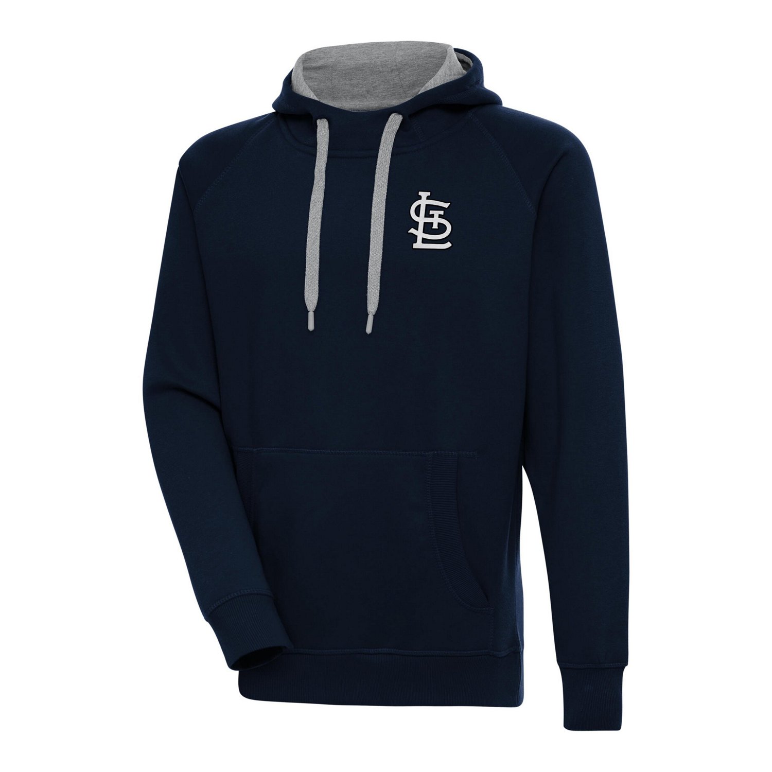 Antigua St Louis Cardinals Metallic Victory Pullover Hoodie