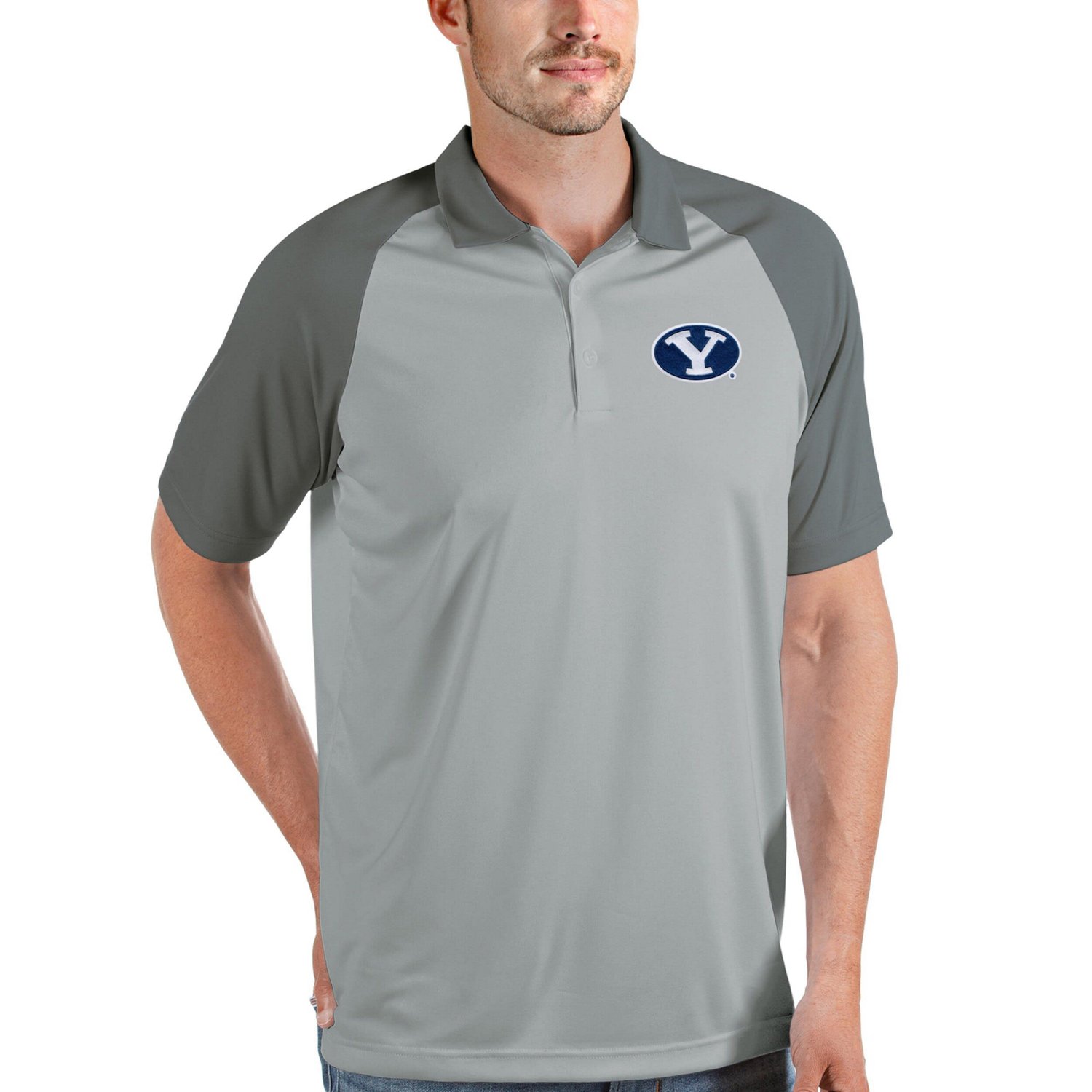 Antigua /Steel BYU Cougars Nova Polo