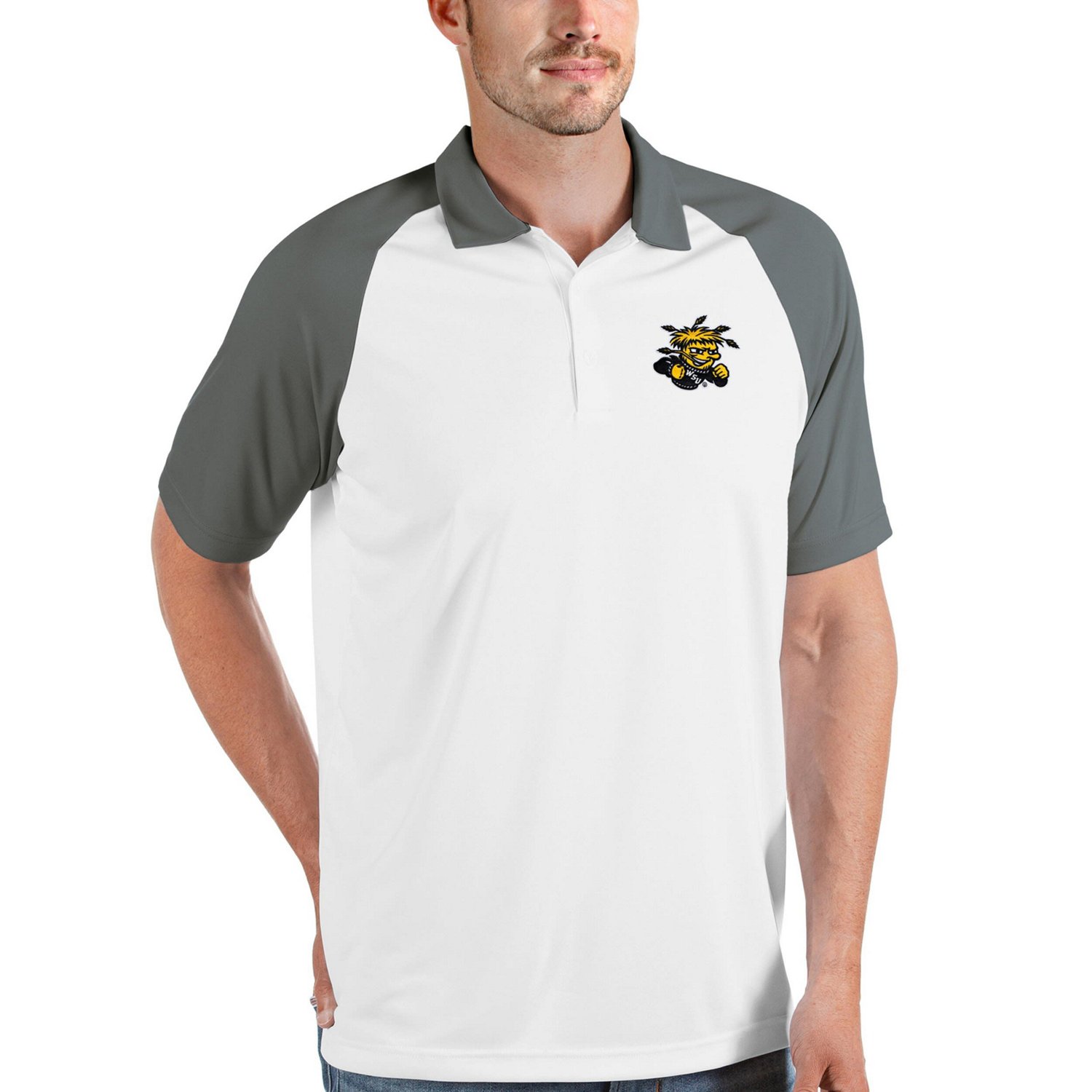 Antigua /Steel Wichita State Shockers Nova Polo