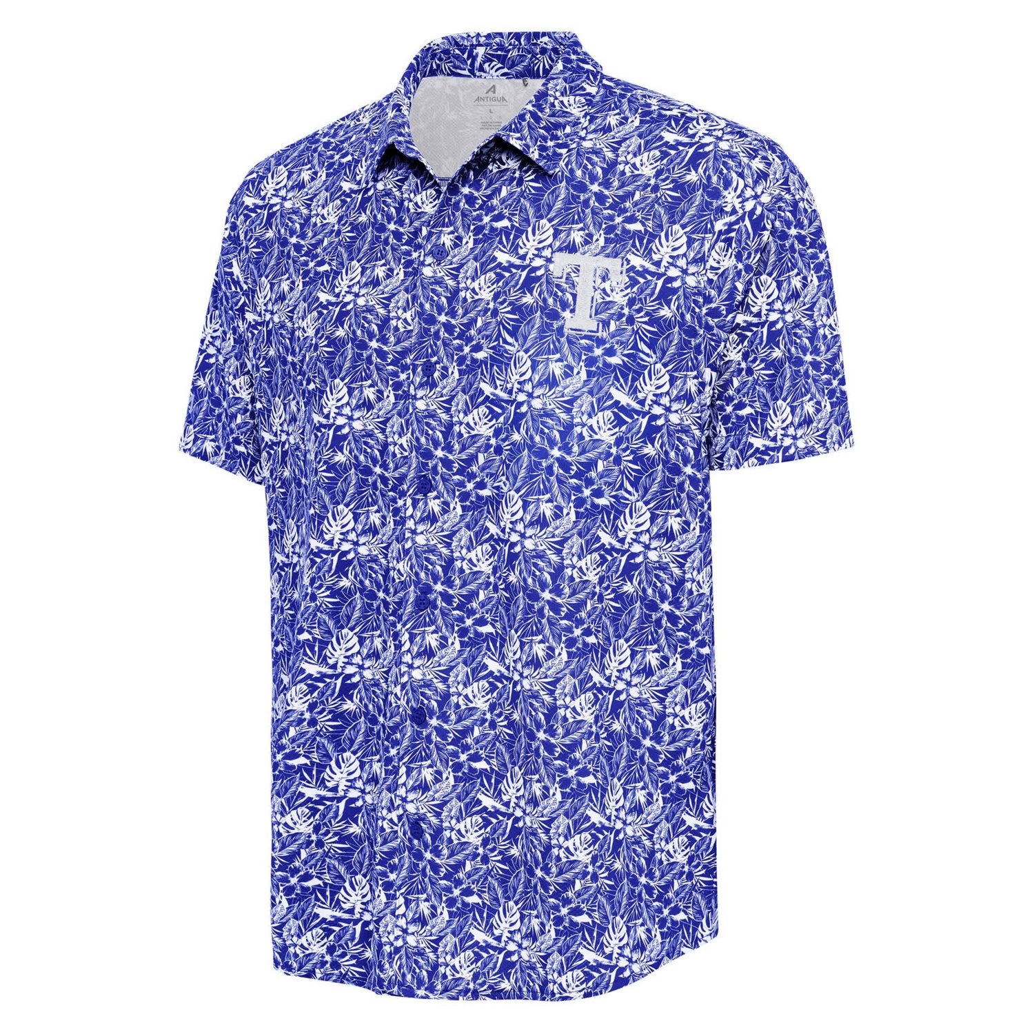 Antigua Texas Rangers Resort Button-Up Shirt - view number 2