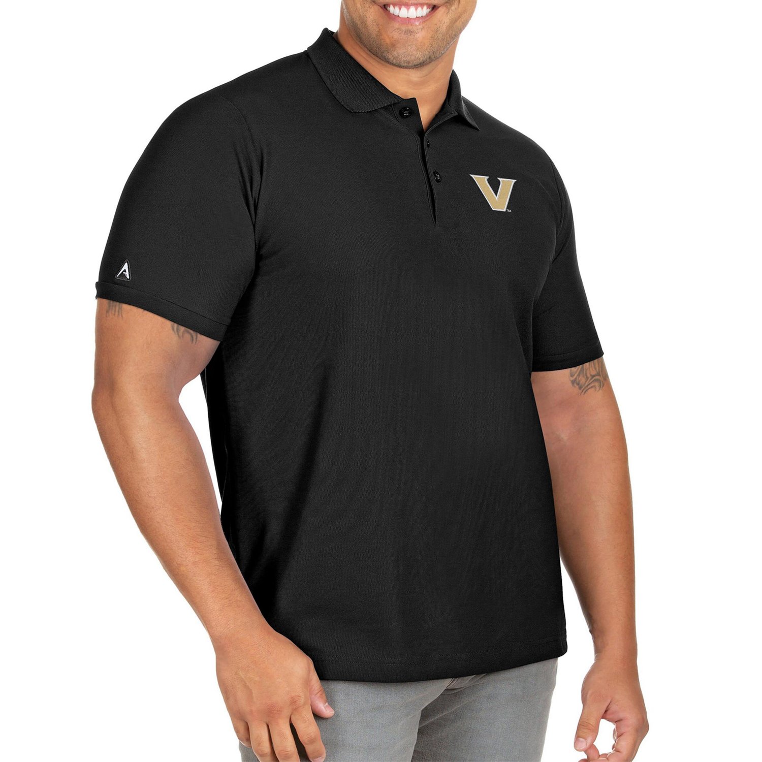 Antigua Vanderbilt Commodores Team Big  Tall Legacy Pique Polo