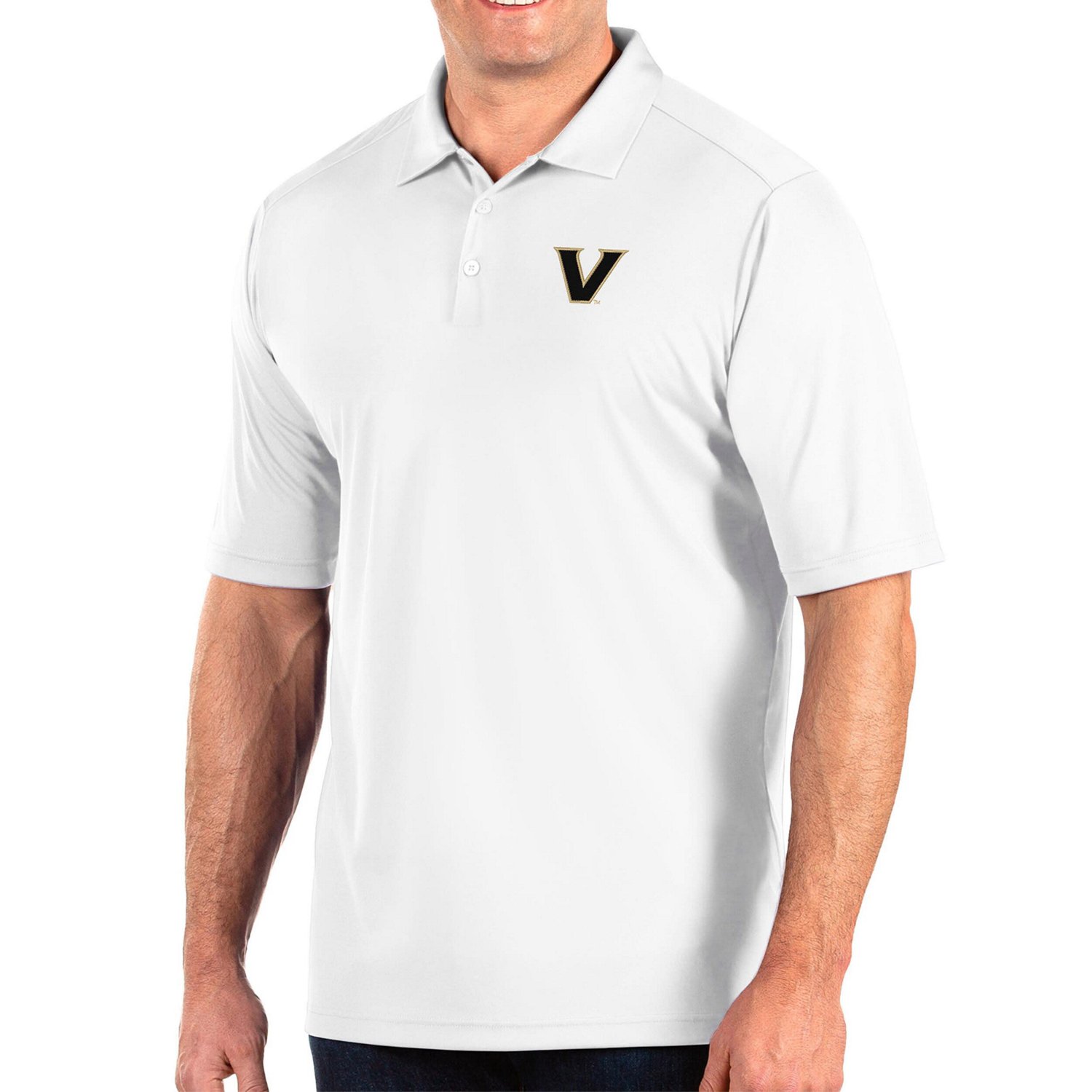 Antigua Vanderbilt Commodores Team Big  Tall Tribute Polo