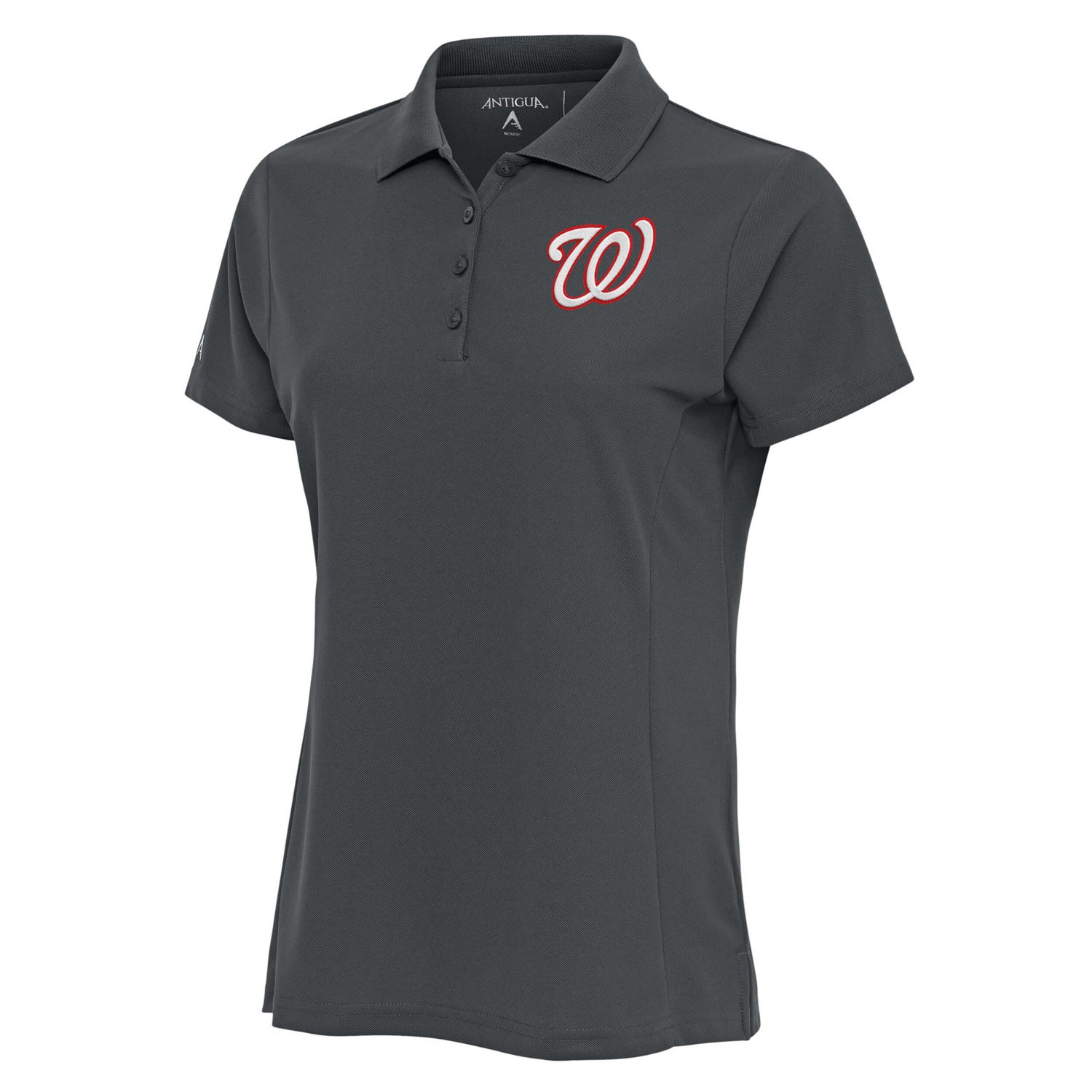 Antigua Washington Nationals Logo Legacy Pique Polo