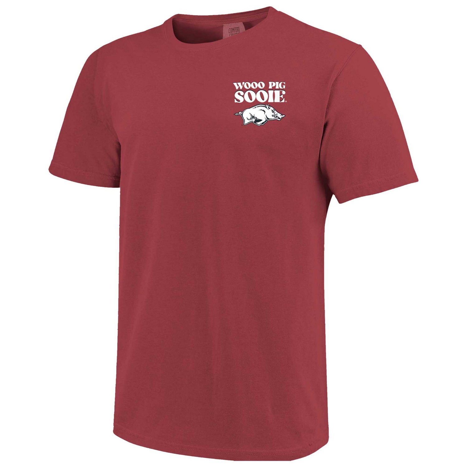 Arkansas Razorbacks Comfort Colors Checkered Mascot T-Shirt - view number 2