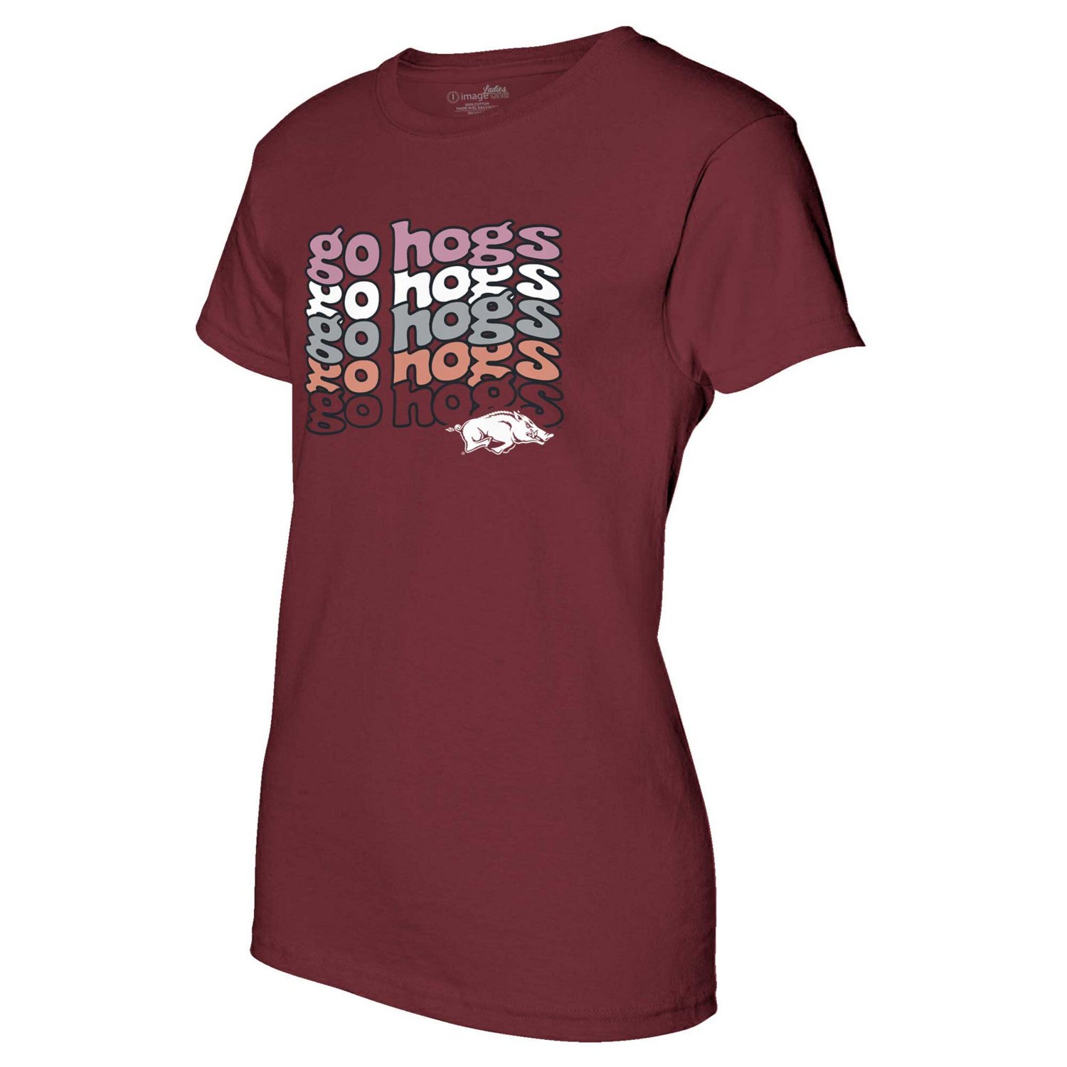 Arkansas Razorbacks Repeat Slogan Boyfriend T-Shirt - view number 2
