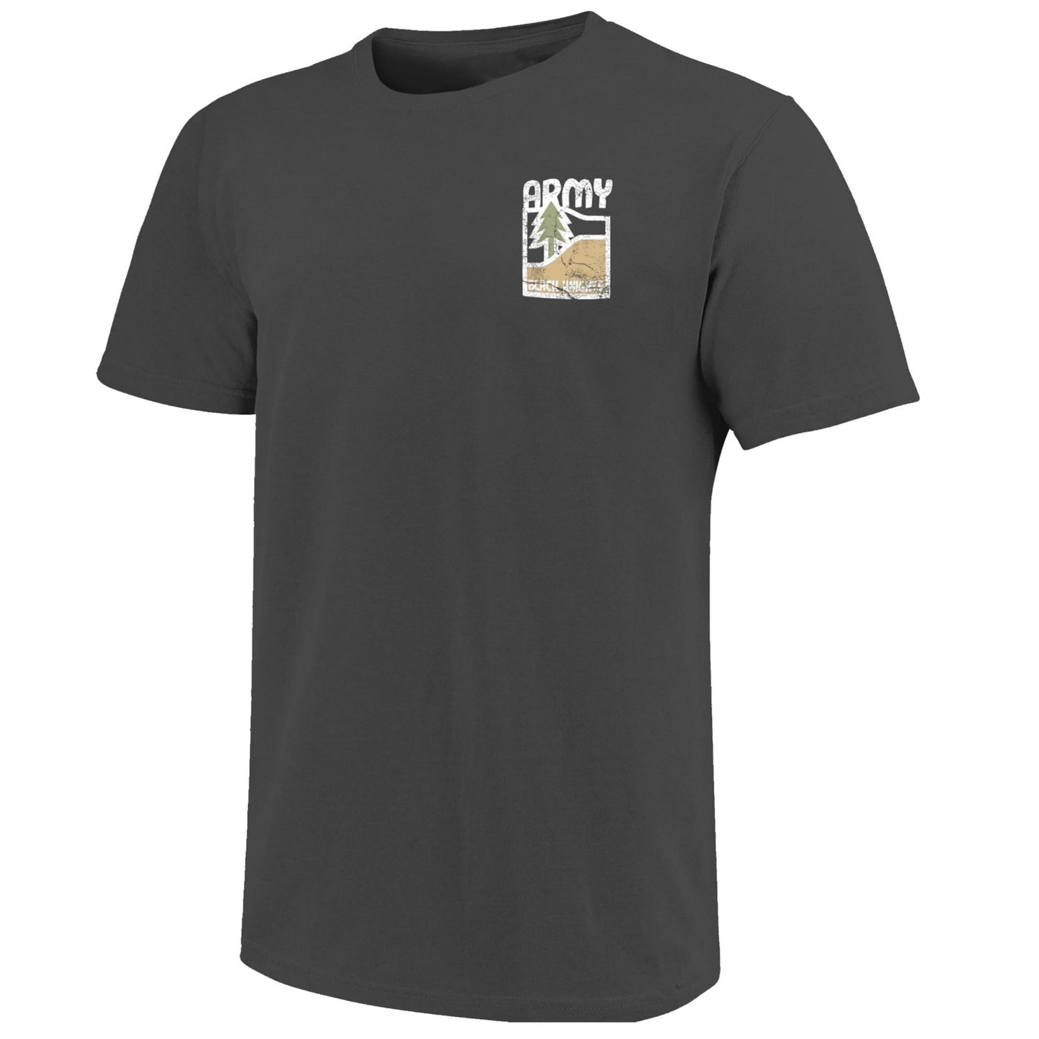 Army Knights Comfort Colors Minimal Vista Distressed Graphics T-Shirt - view number 2