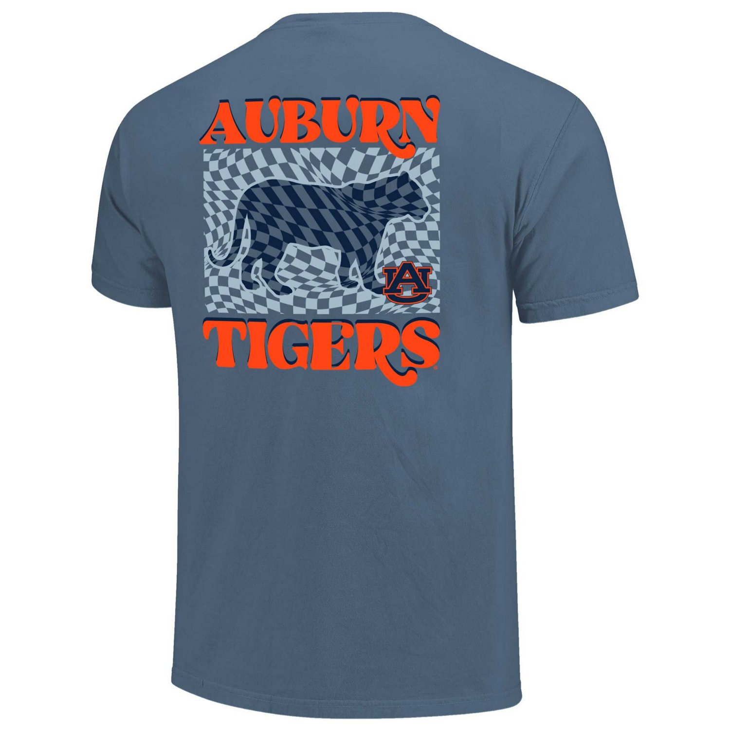 Auburn Tigers Comfort Colors Checkered Mascot T-Shirt - view number 3