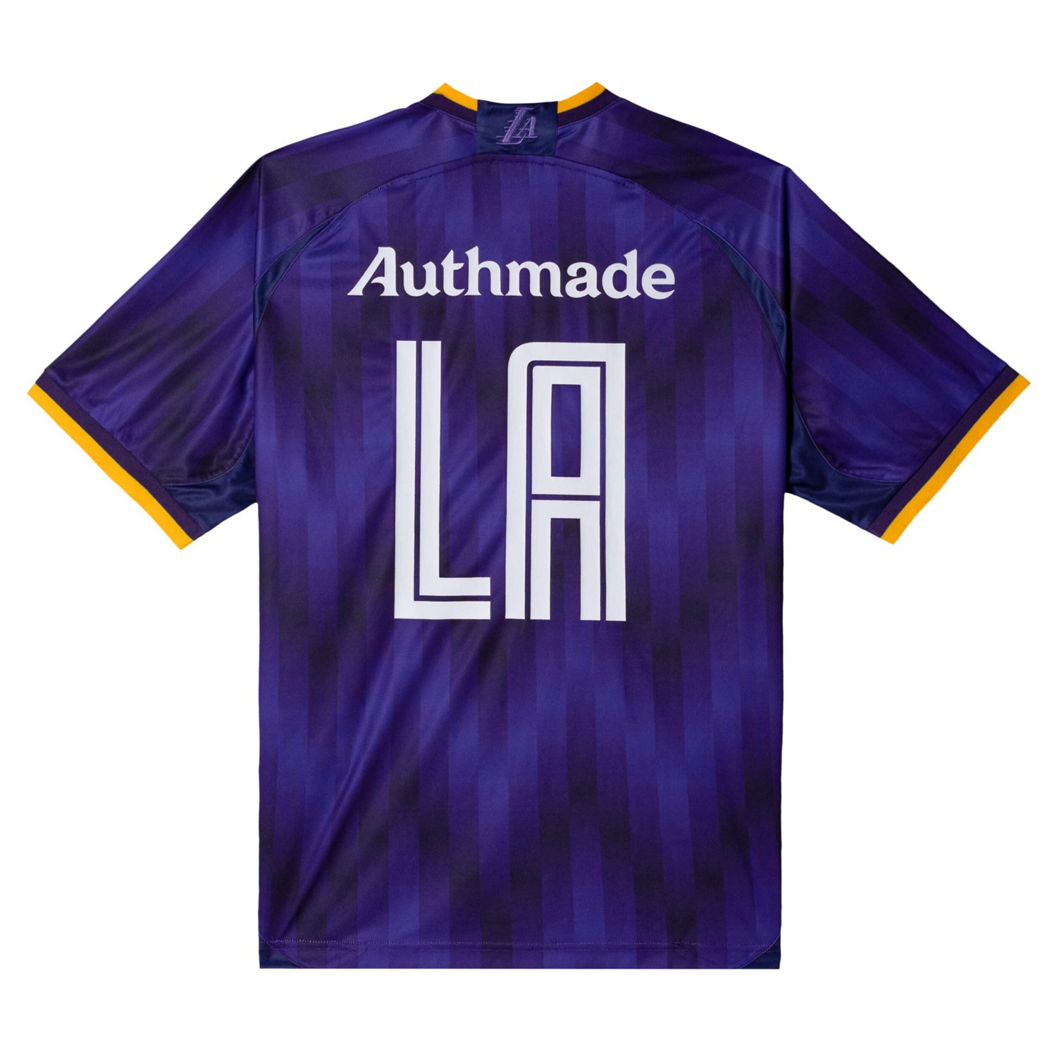 Authmade x NBA Los Angeles Lakers Soccer Kit Fashion Jersey - view number 3