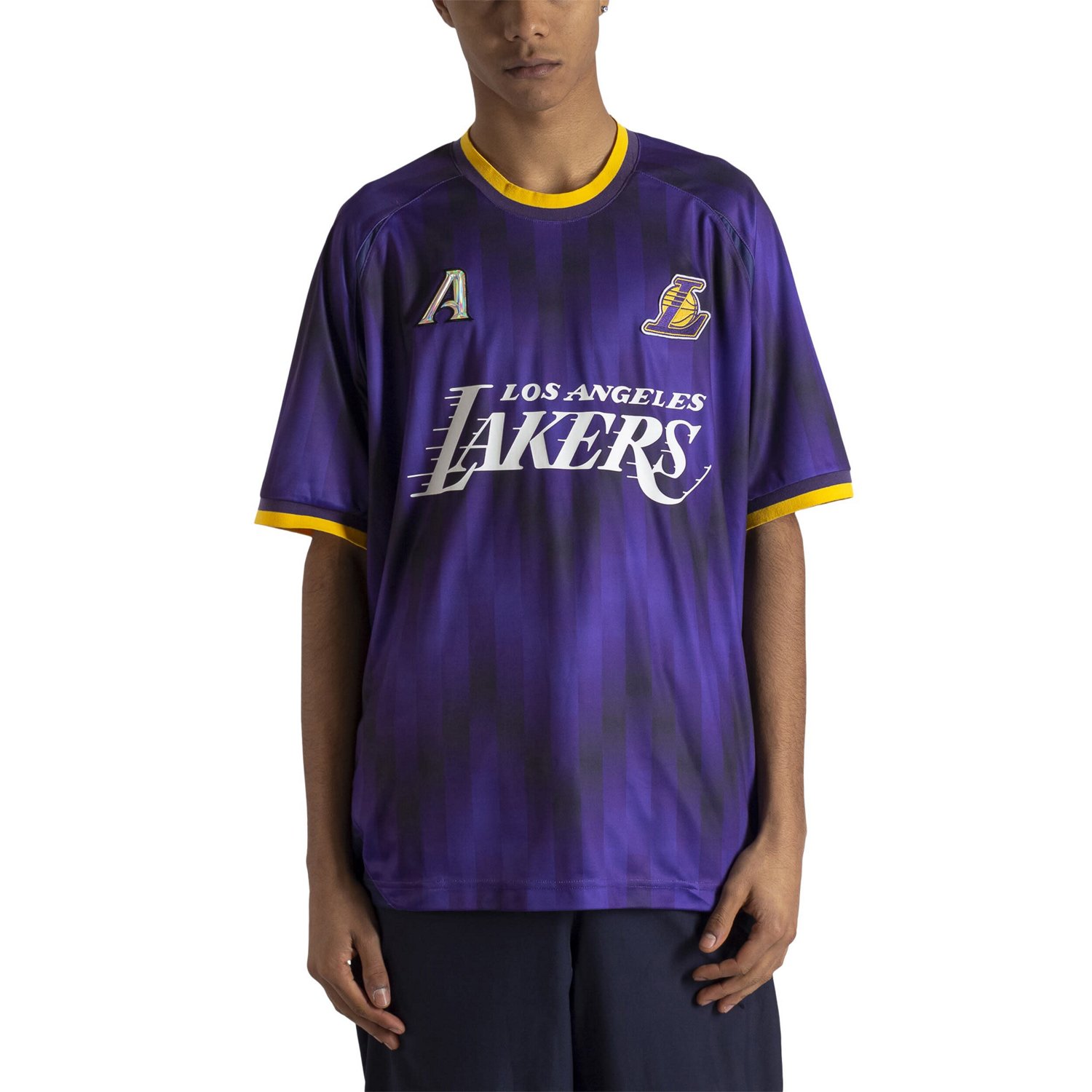 Authmade x NBA Los Angeles Lakers Soccer Kit Fashion Jersey - view number 4