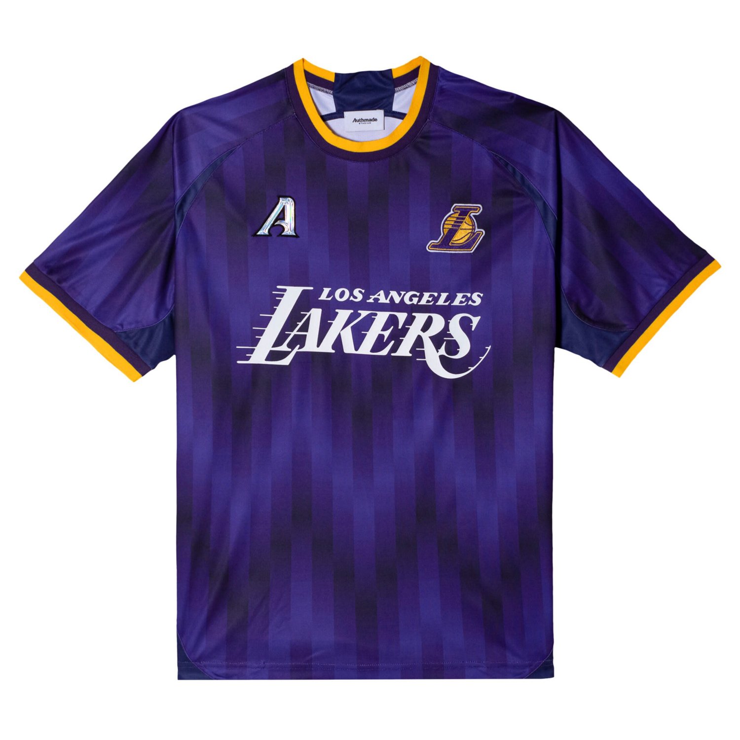 Authmade x NBA Los Angeles Lakers Soccer Kit Fashion Jersey