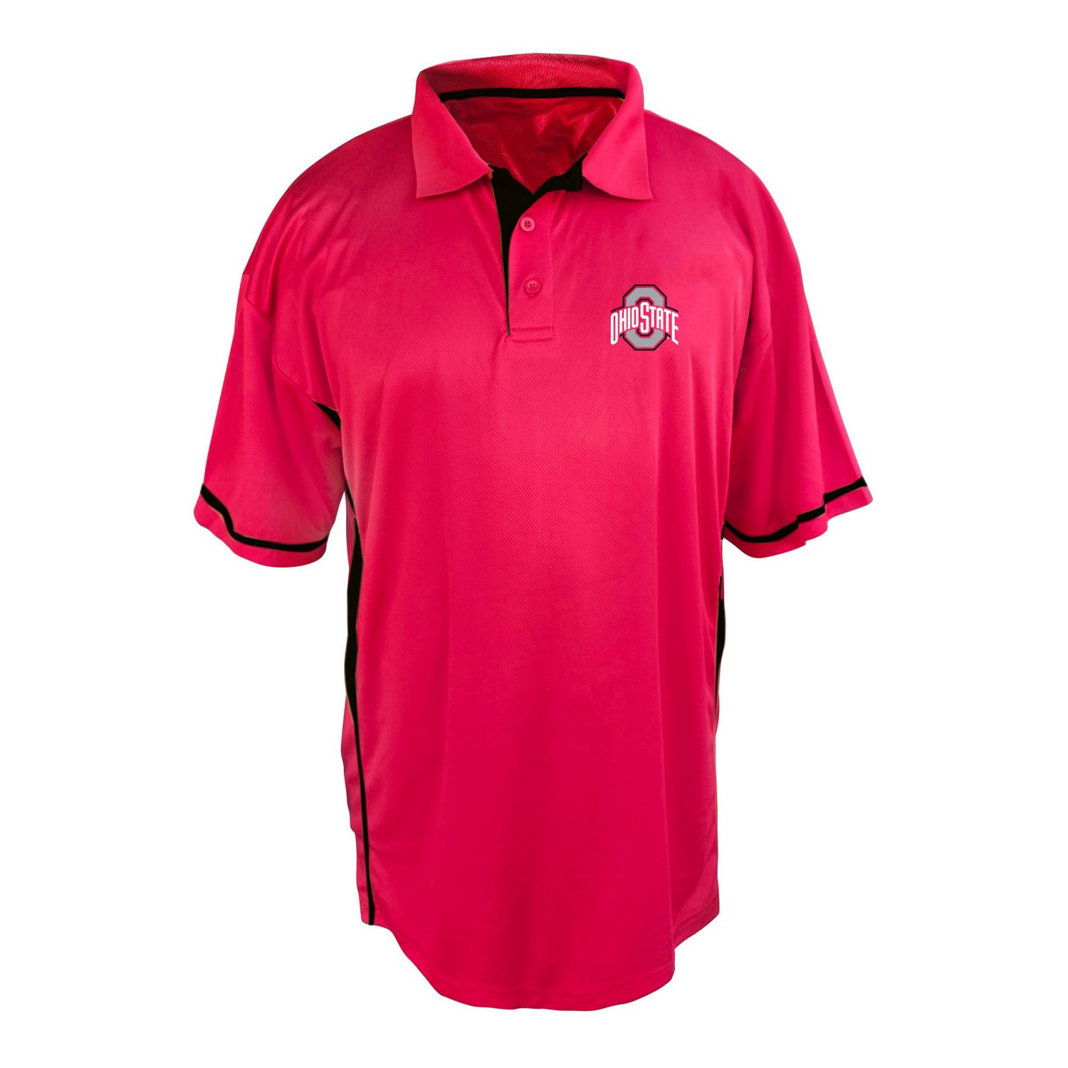 Big and Tall Profile Ohio State Buckeyes Color Block Panel Polo
