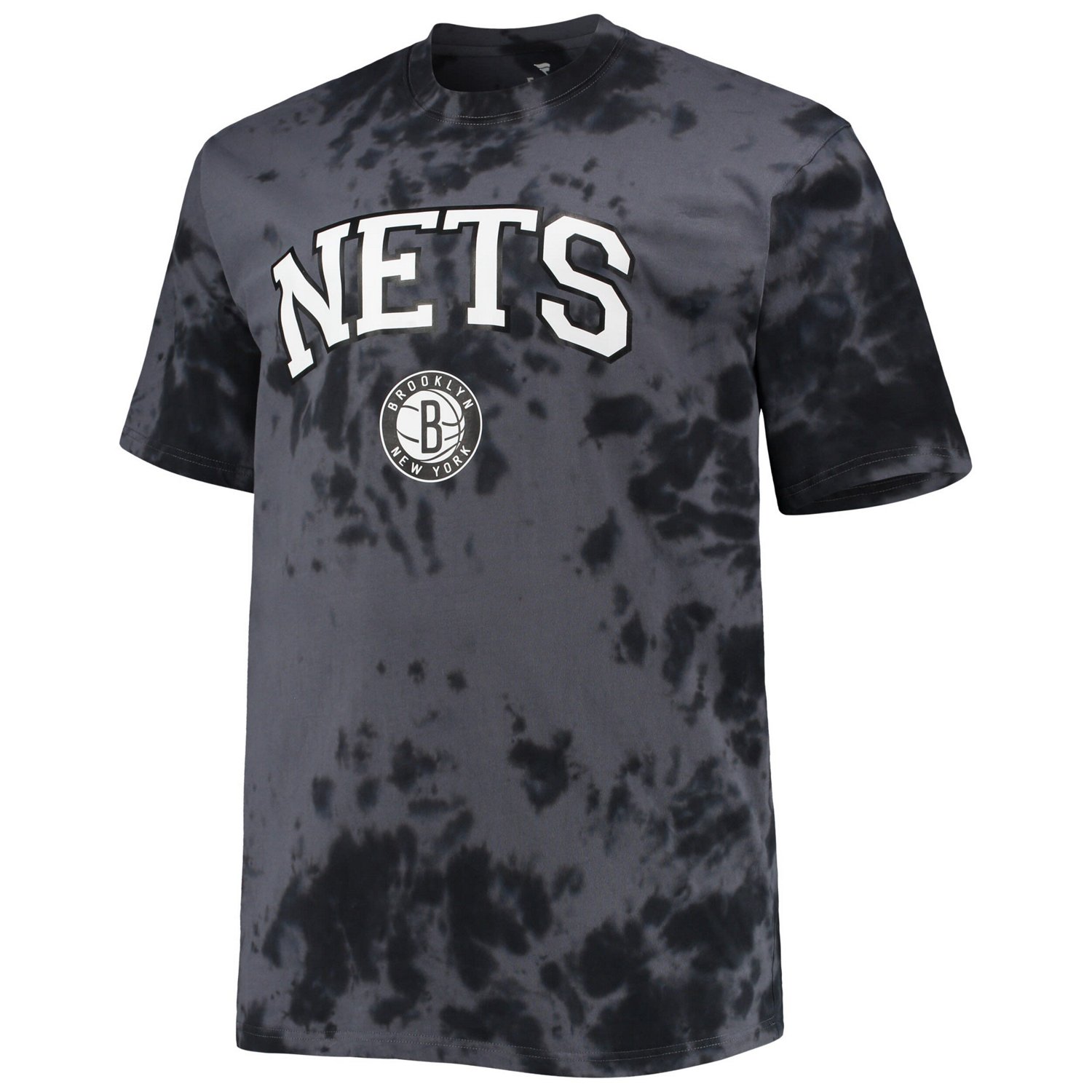 Brooklyn Nets Big  Tall Marble Dye Tonal Performance T-Shirt