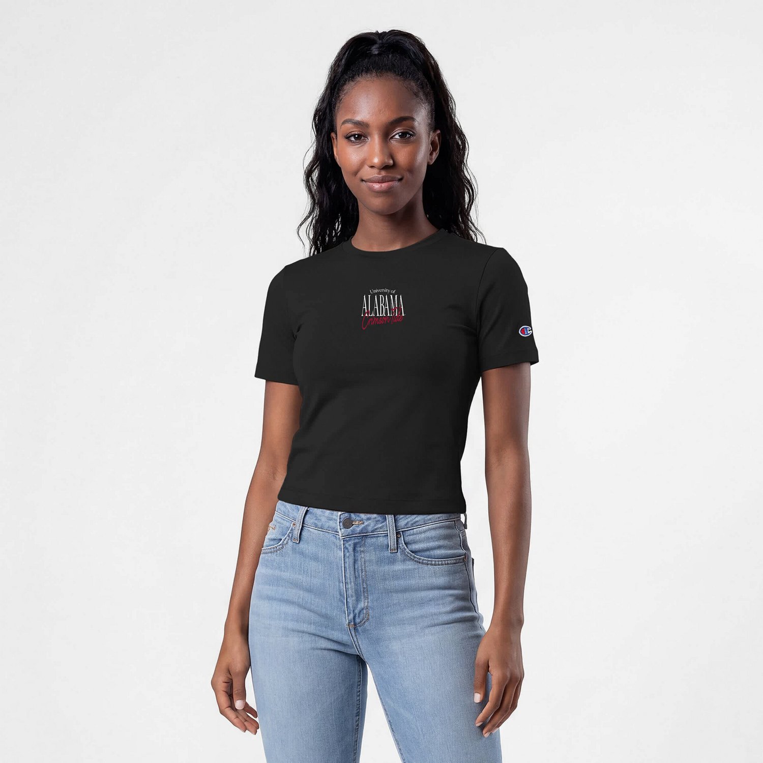 Champion Alabama Crimson Tide Athletic Soft-Touch Fitted T-Shirt