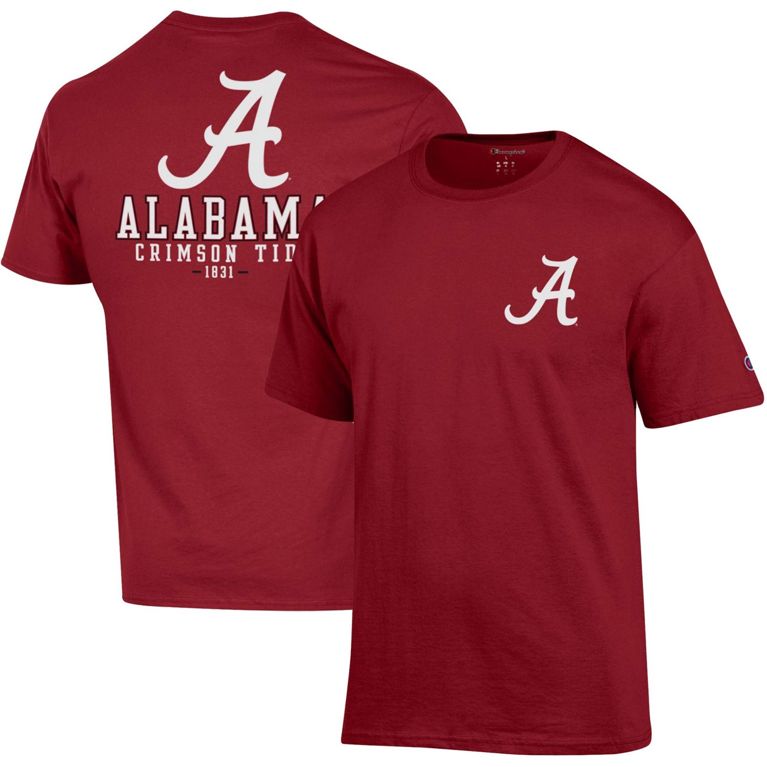 Champion Alabama Crimson Tide Team Stack 2-Hit T-Shirt - view number 1