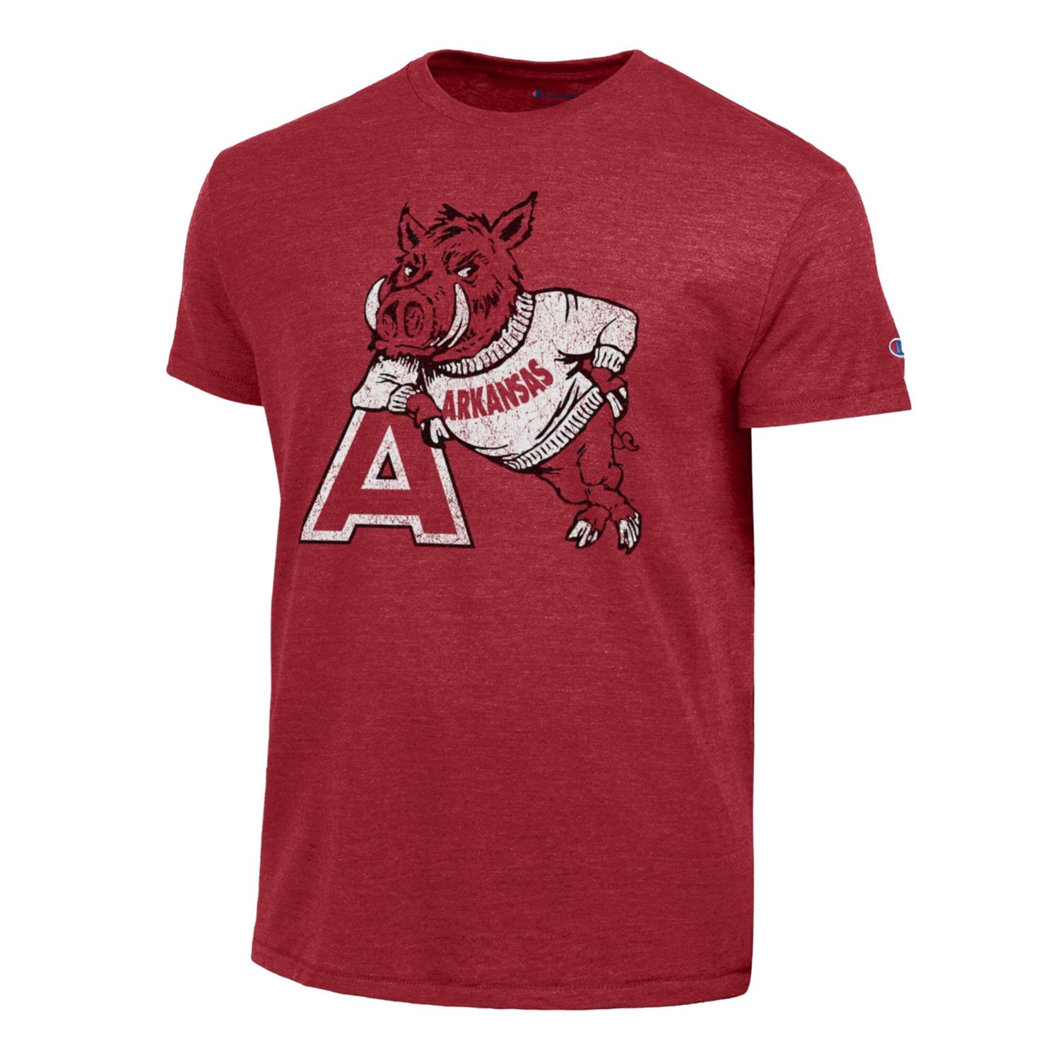 Champion Arkansas Razorbacks Vintage Triumph Tri-Blend T-Shirt - view number 2