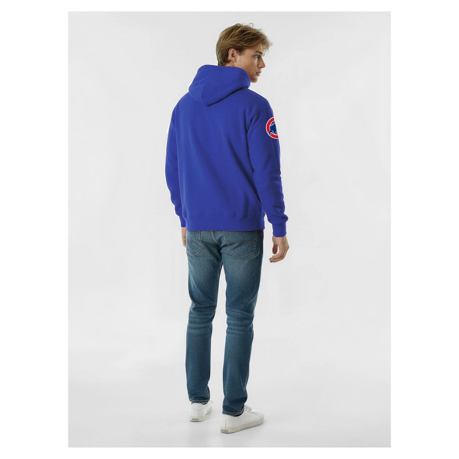 Champion Chicago Cubs Reverse Weave Chenille Hoodie