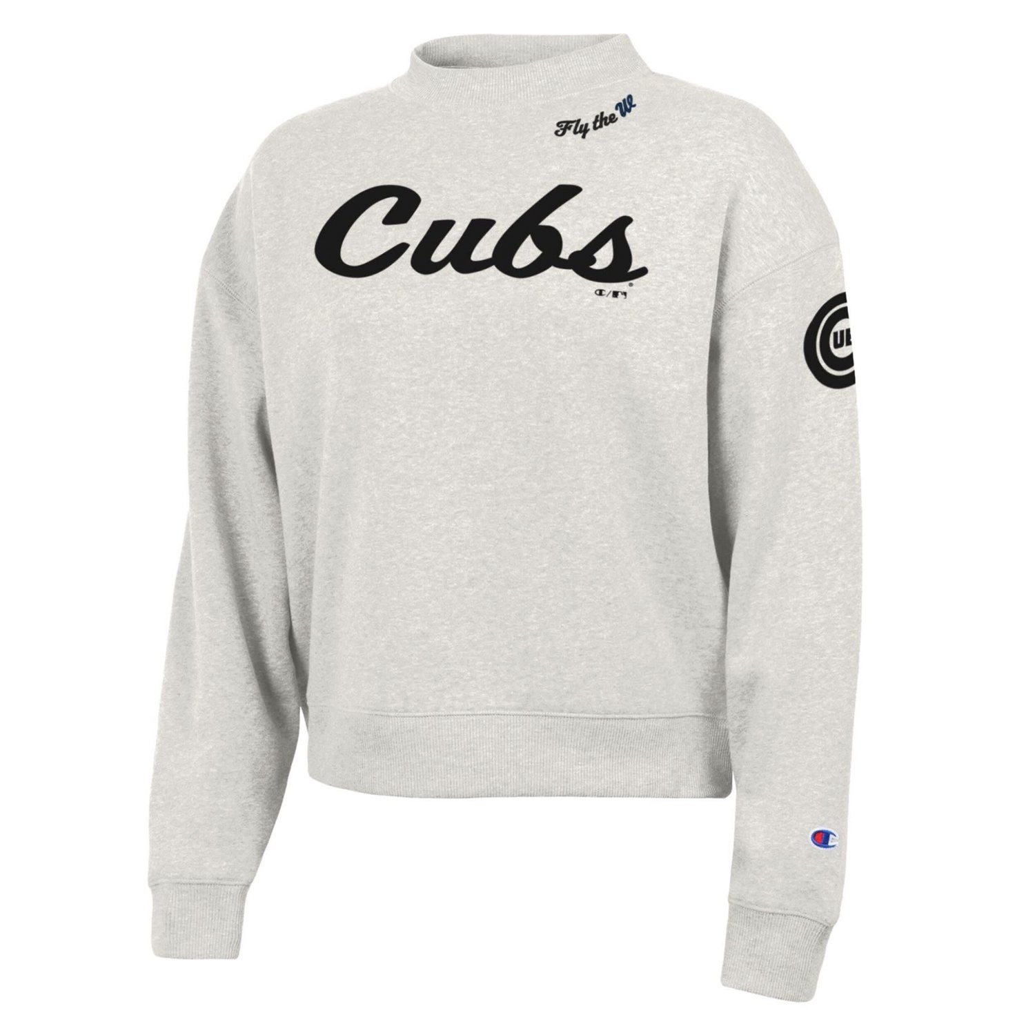Champion Chicago Cubs Triumph Tri-Blend Sweatshirt - view number 2