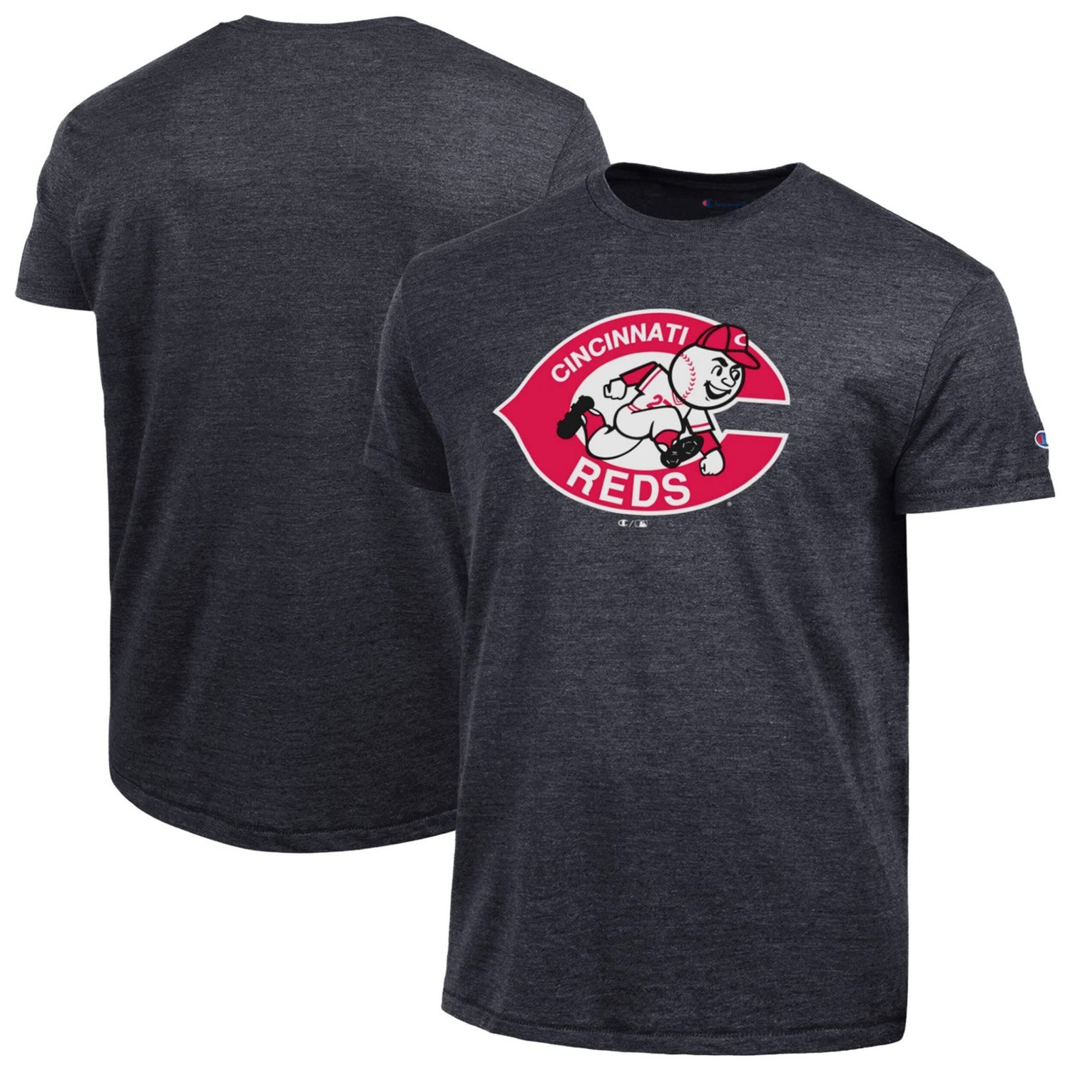 Champion Cincinnati Reds Cooperstown Logo Tri-Blend T-Shirt