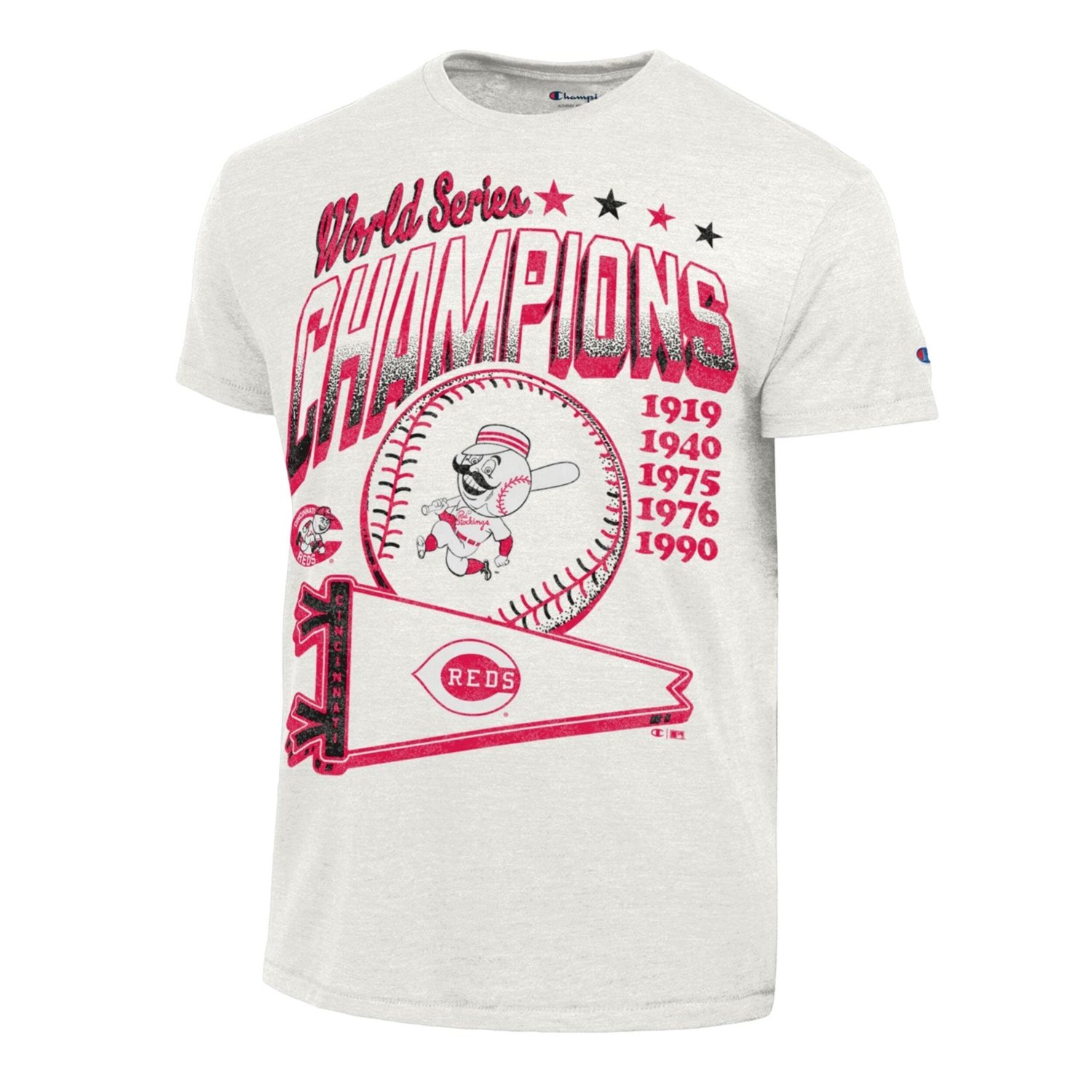 Champion Cincinnati Reds Winning Tradition Cooperstown Collection Tri-Blend T-Shirt