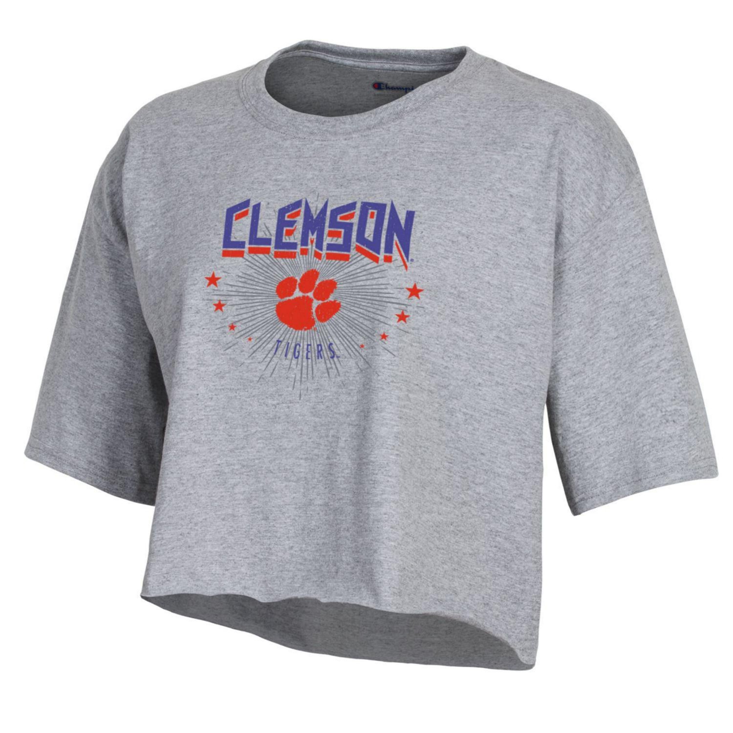 Champion Clemson Tigers Boyfriend Cropped T-Shirt