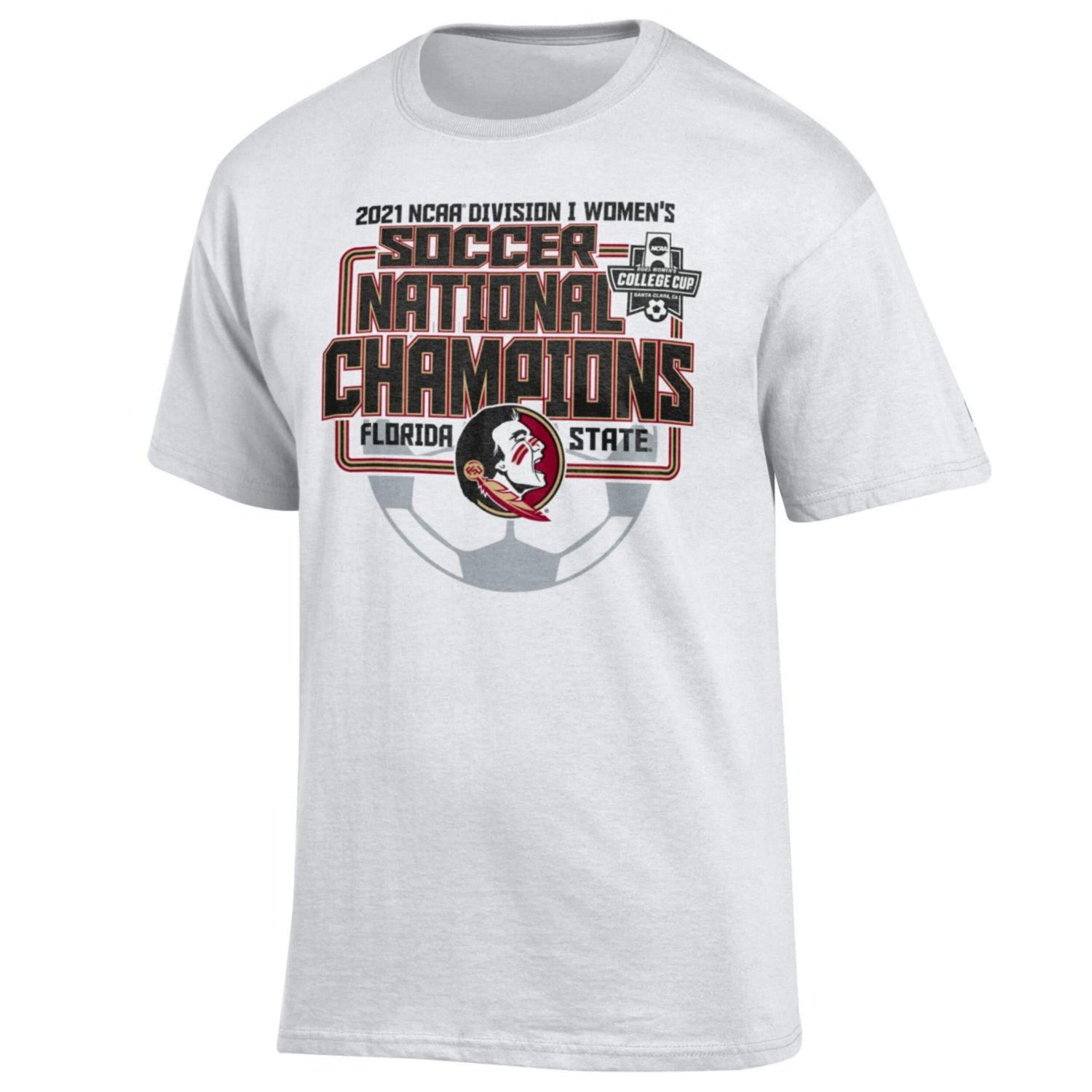 Champion Florida State Seminoles 2021 NCAA Wo Soccer National Champions Locker Room T-Shirt - view number 2