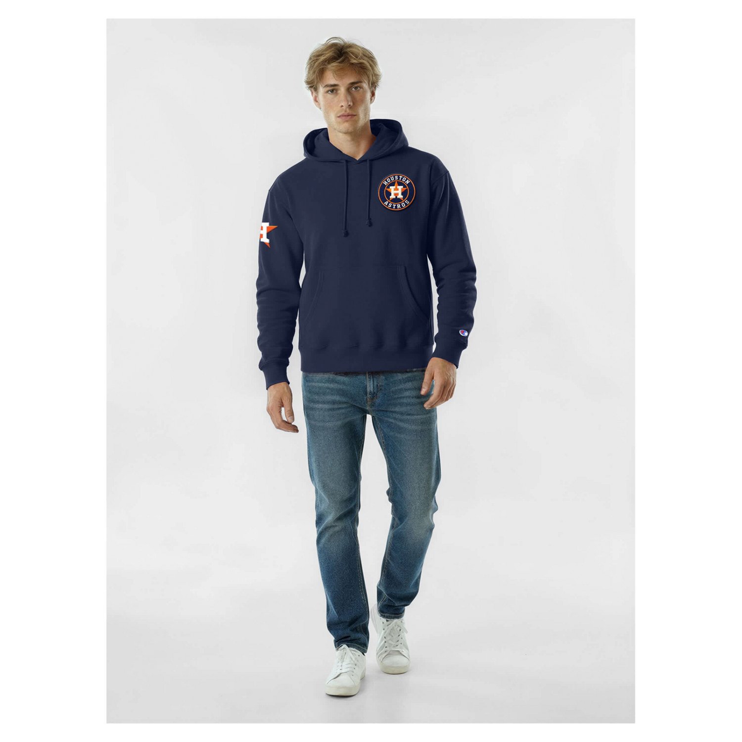 Champion Houston Astros Reverse Weave Chenille Hoodie