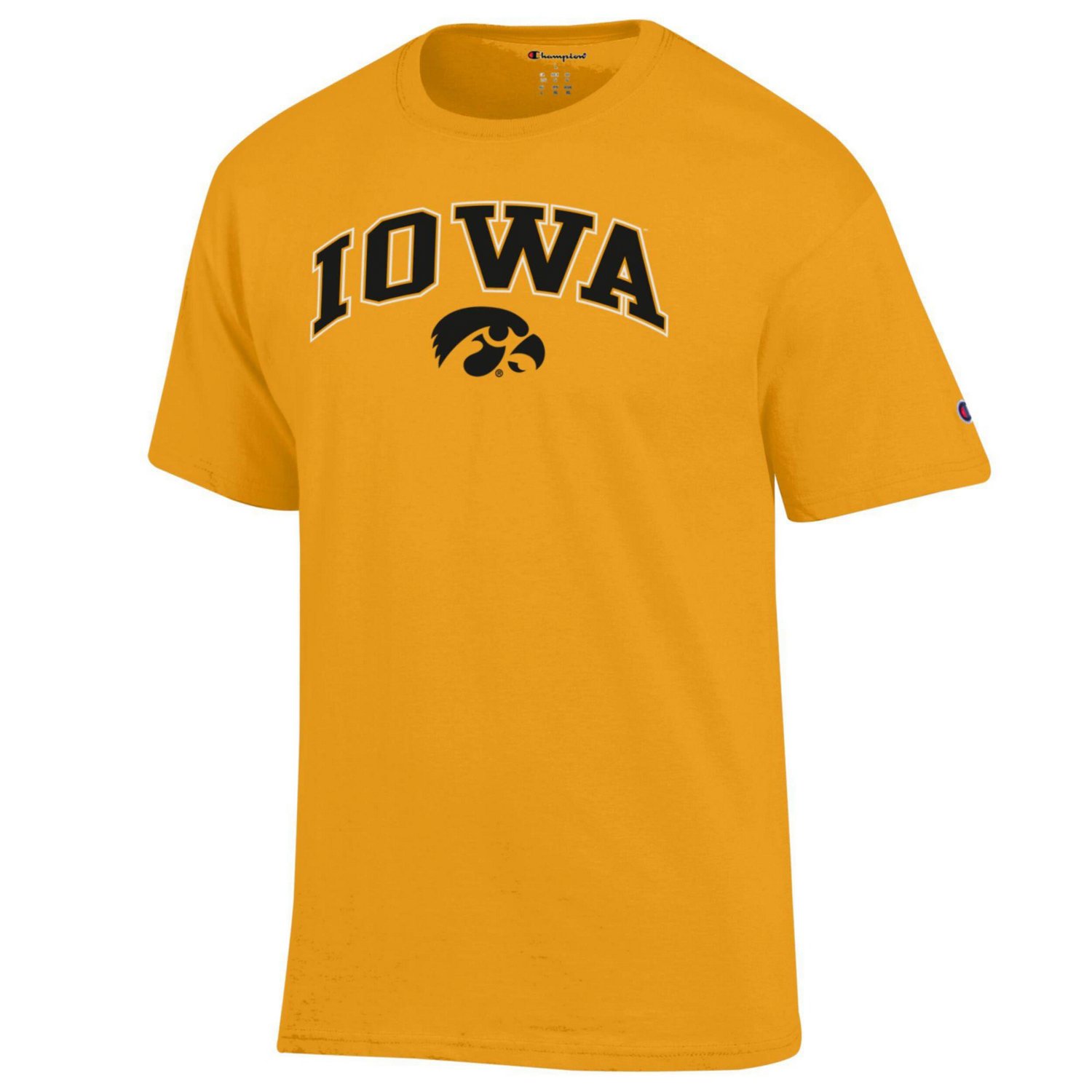Champion Iowa Hawkeyes Arch Over Logo T-Shirt - view number 2