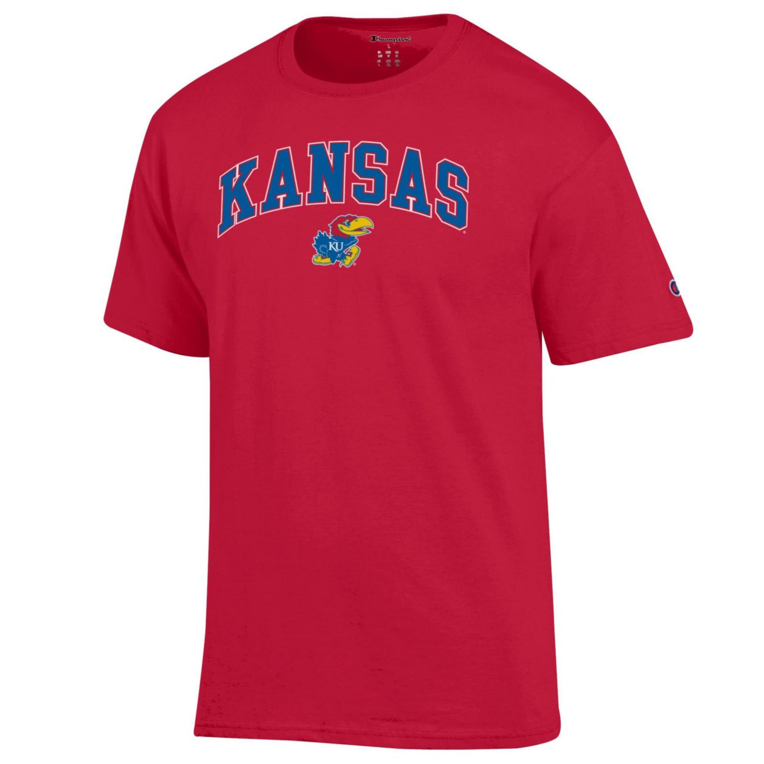 Champion Kansas Jayhawks Arch Over Logo T-Shirt - view number 2