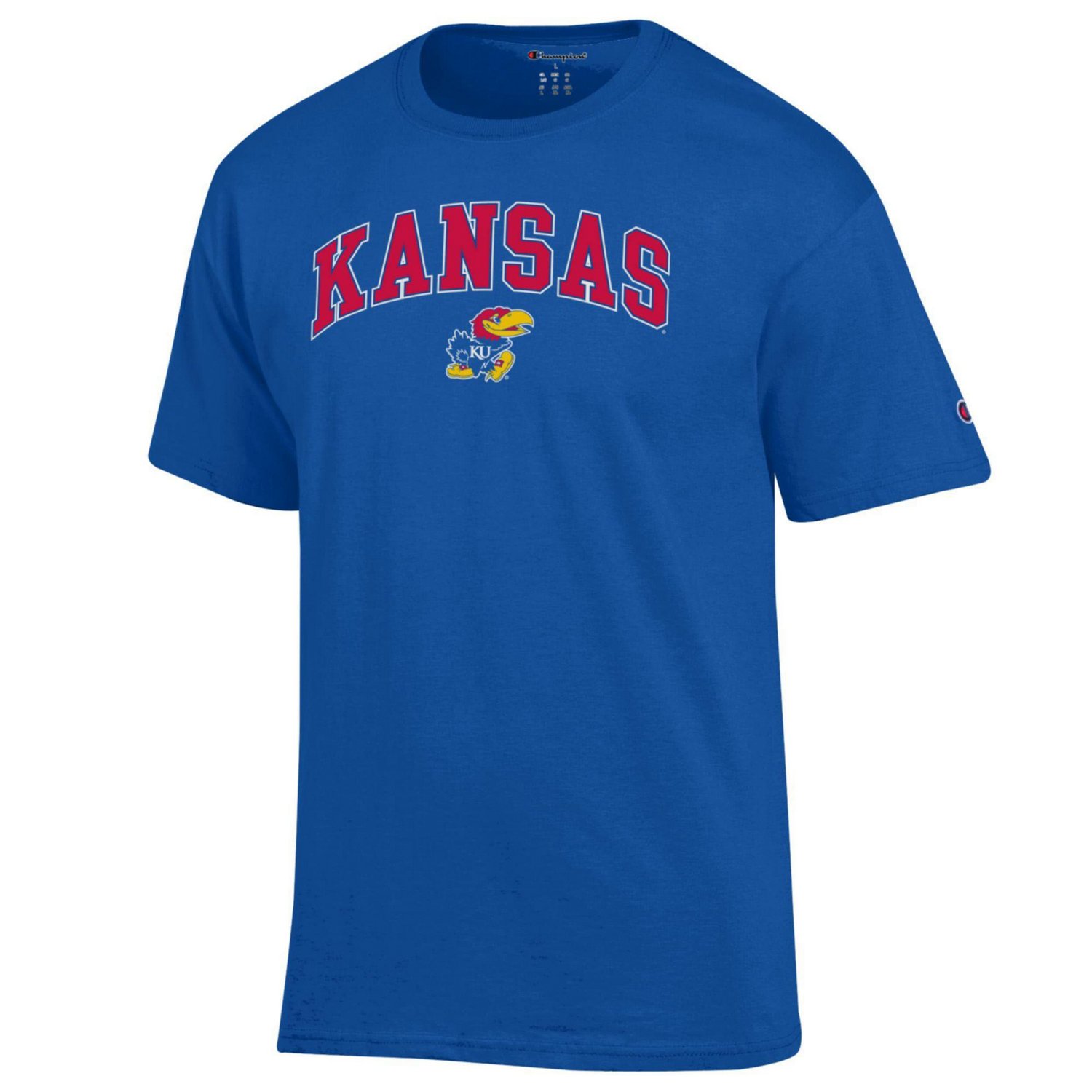 Champion Kansas Jayhawks Arch Over Logo T-Shirt - view number 2
