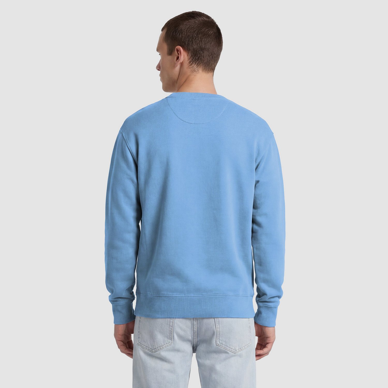 Champion Light Chicago Cubs Fleece Crew Sweatshirt - view number 2