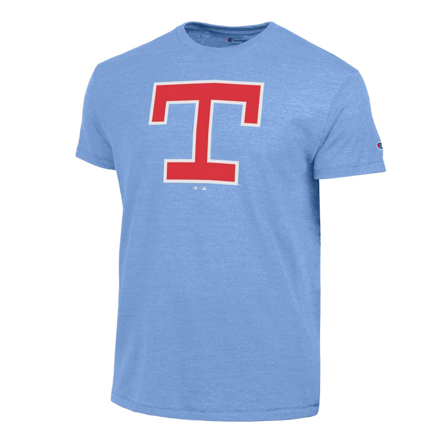 Champion Light Texas Rangers Cooperstown Logo Tri-Blend T-Shirt