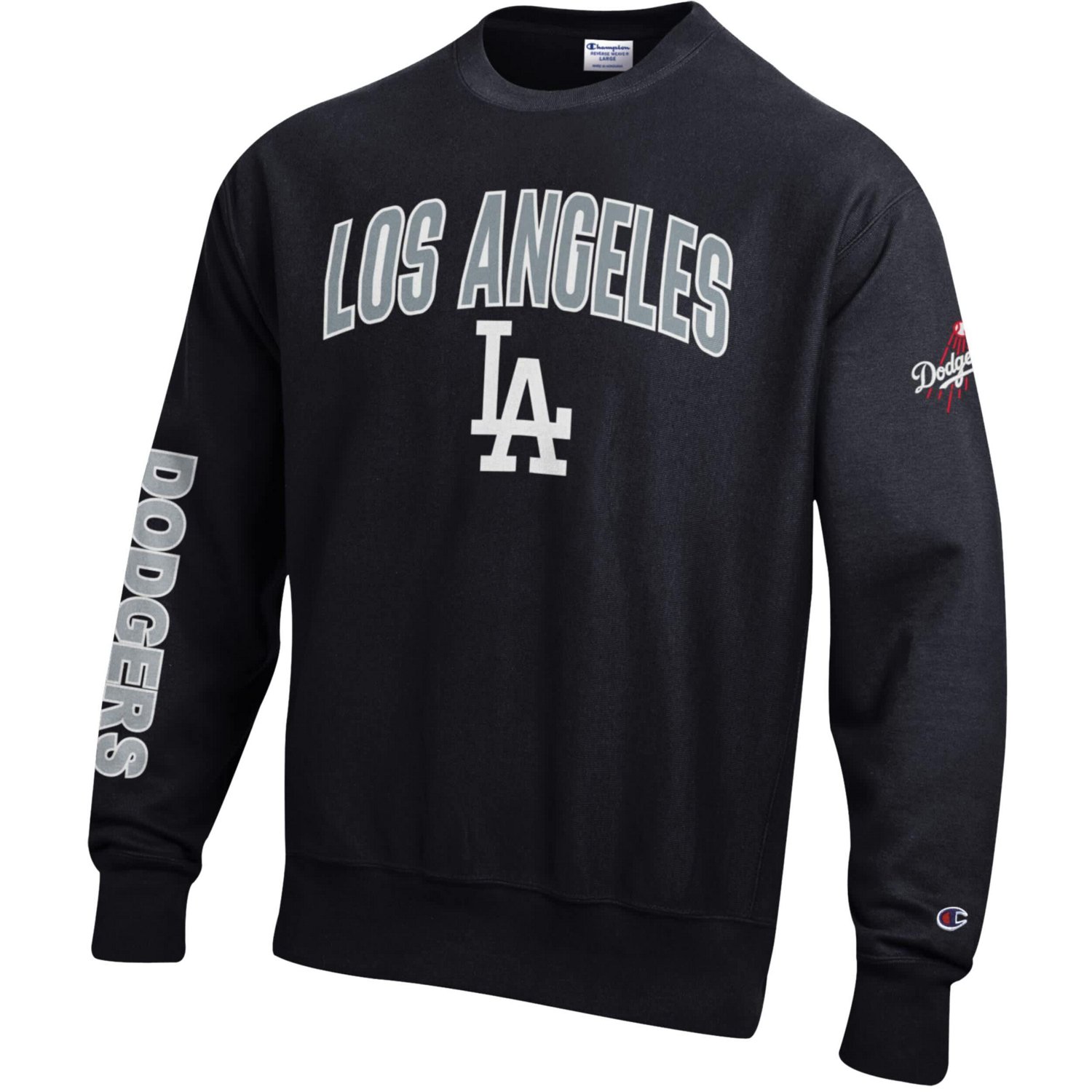 Champion Los Angeles Dodgers Reverse Weave Chenille Sweatshirt - view number 2