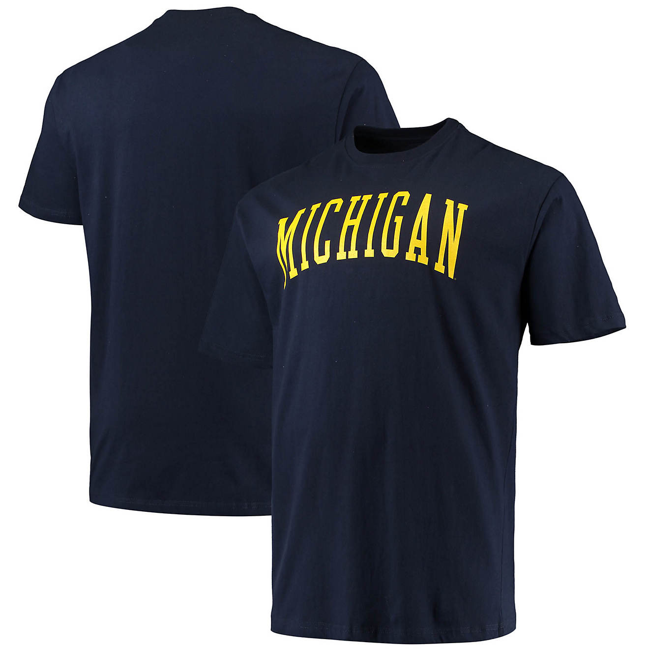 Champion Michigan Wolverines Big  Tall Arch Team Logo T-Shirt                                                                    - view number 1