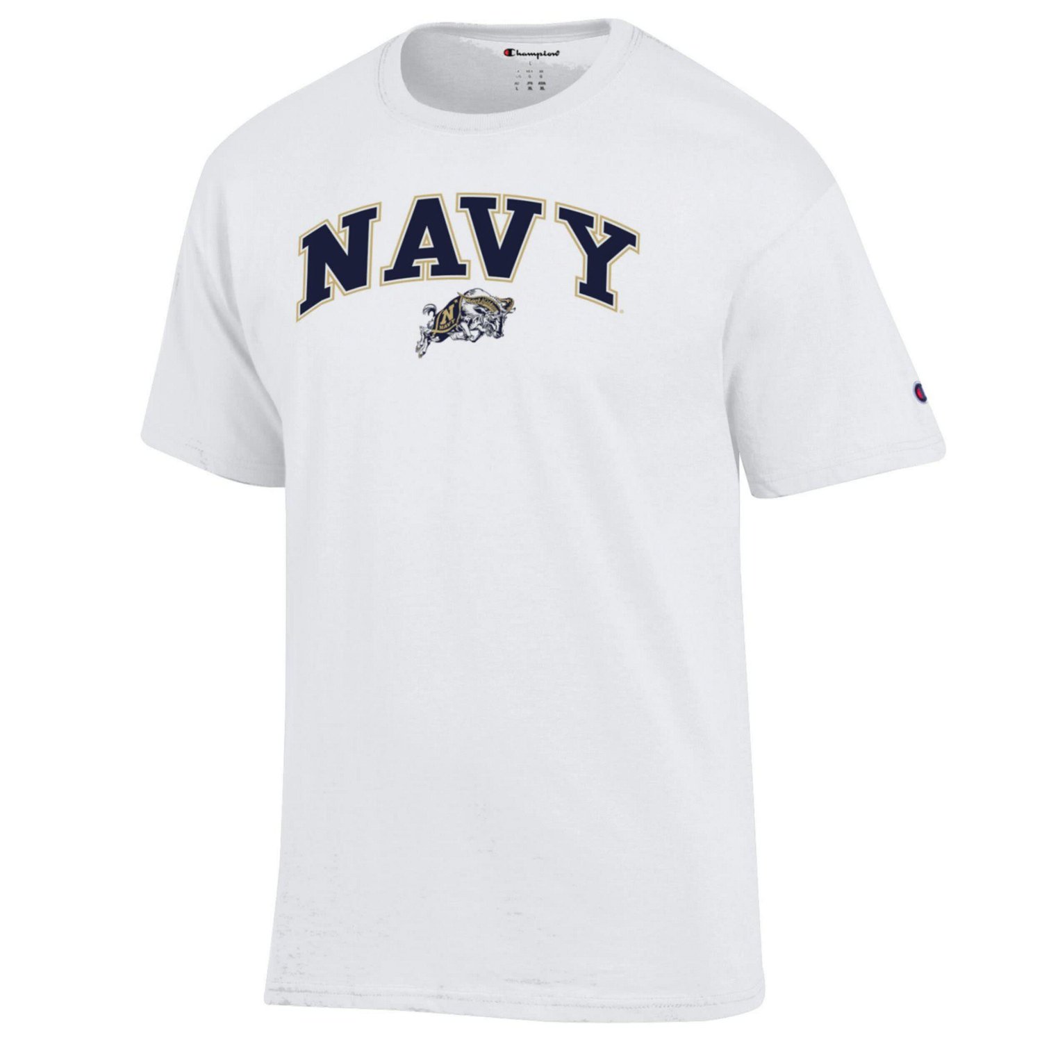 Champion Navy Midshipmen Arched Logo T-Shirt - view number 2
